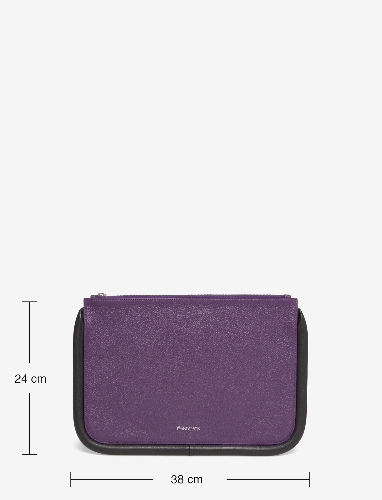 JW Anderson - Large Bumper Leather Pouch - special occasions - purple - 3