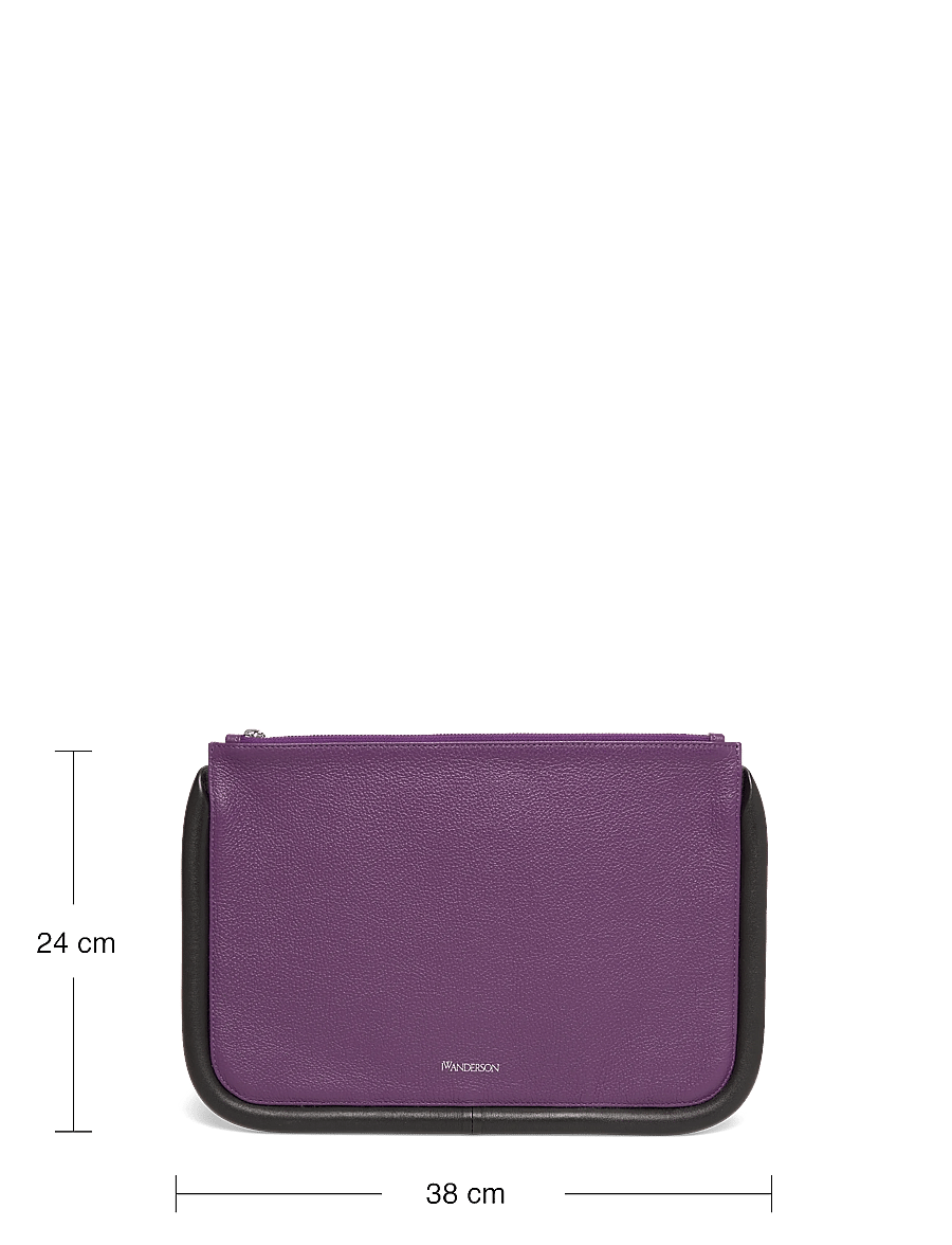 JW Anderson - Large Bumper Leather Pouch - besondere anlässe - purple - 3