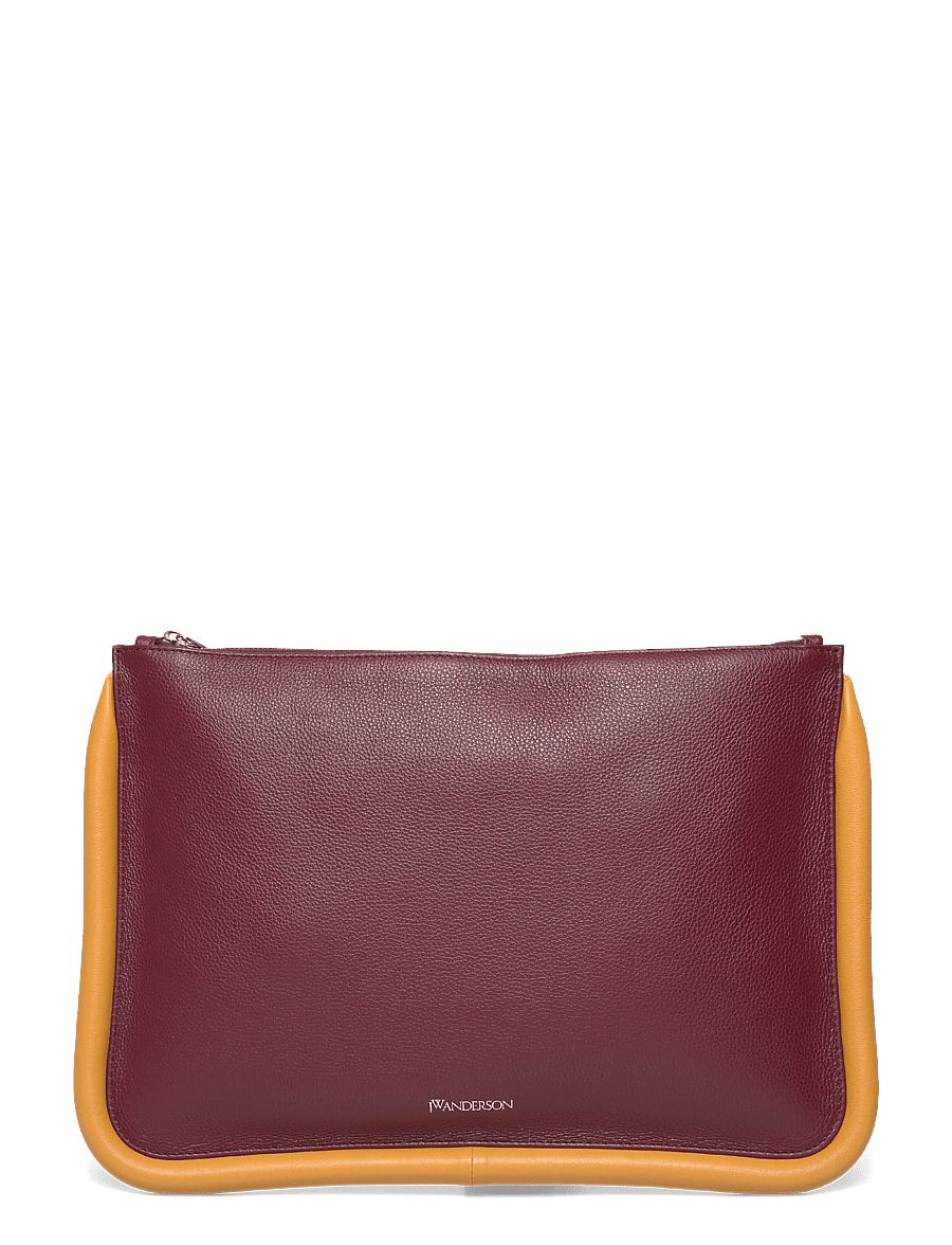 JW Anderson - Large Bumper Leather Pouch - besondere anlässe - brown - 0