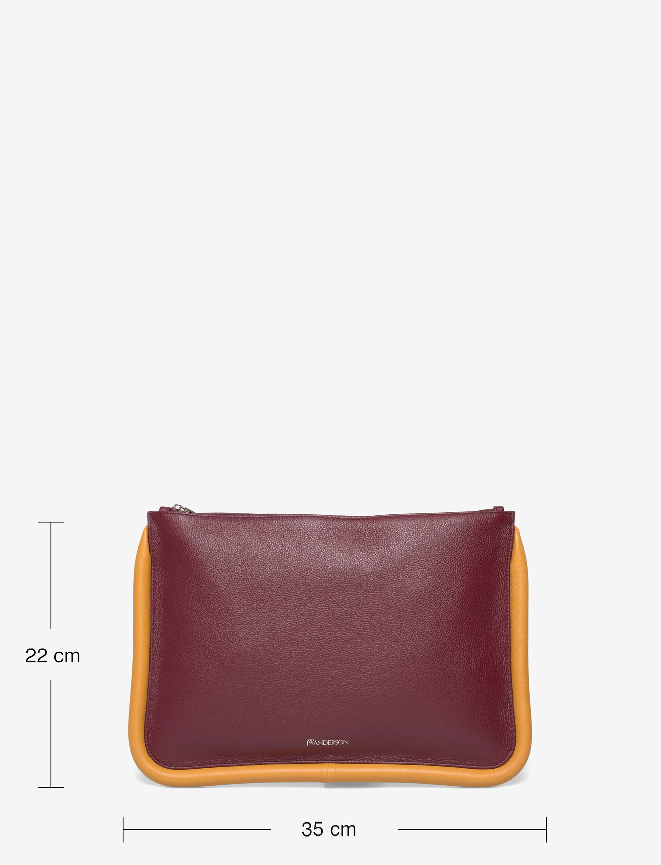 JW Anderson - Large Bumper Leather Pouch - special occasions - brown - 3