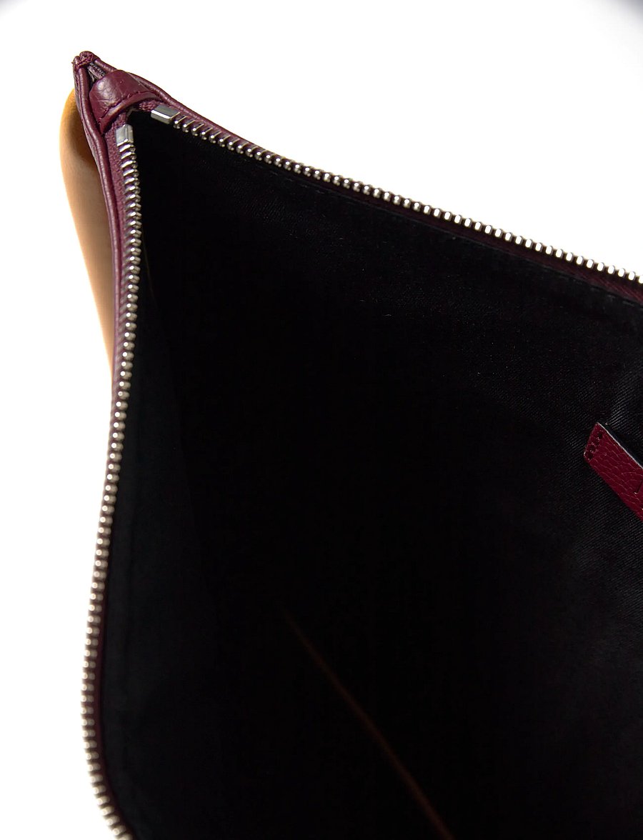 JW Anderson - Large Bumper Leather Pouch - besondere anlässe - brown - 4