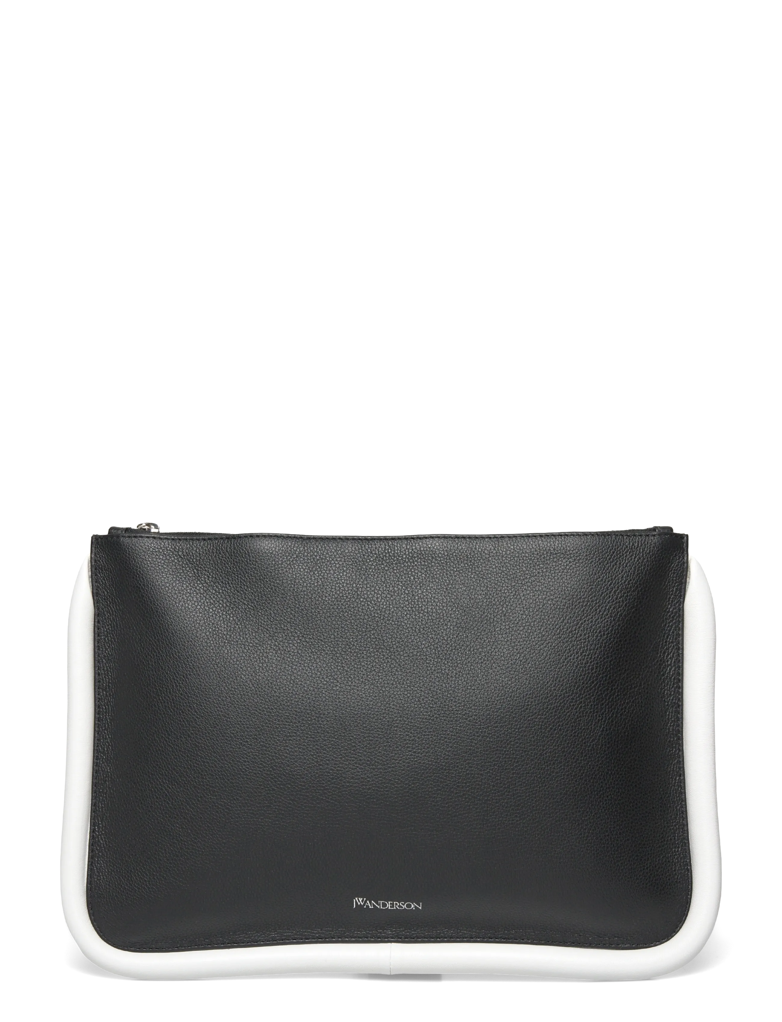 JW Anderson Large Bumper Leather Pouch, One Size, Designer, Schwarz - Clutches, Frauen