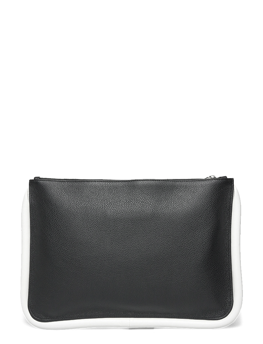JW Anderson - Large Bumper Leather Pouch - special occasions - black - 1