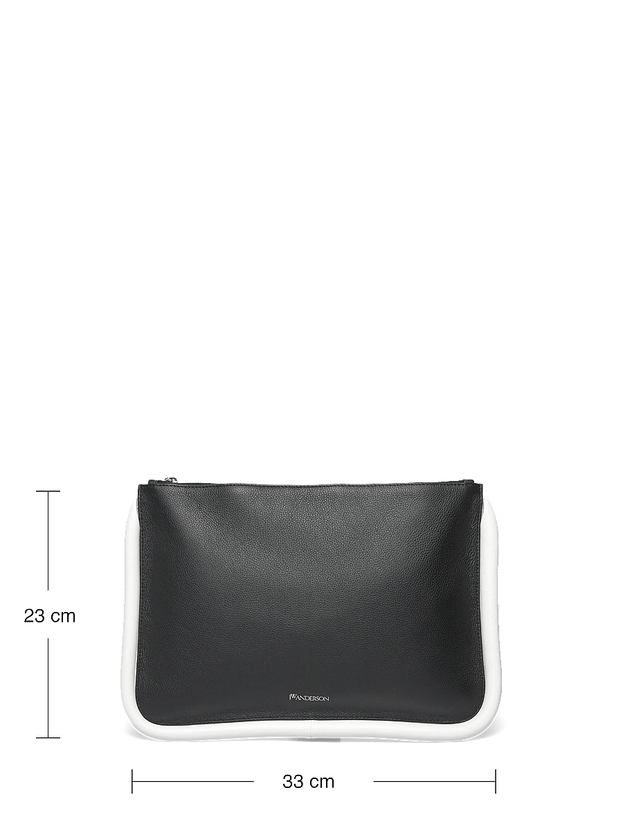 JW Anderson - Large Bumper Leather Pouch - special occasions - black - 3