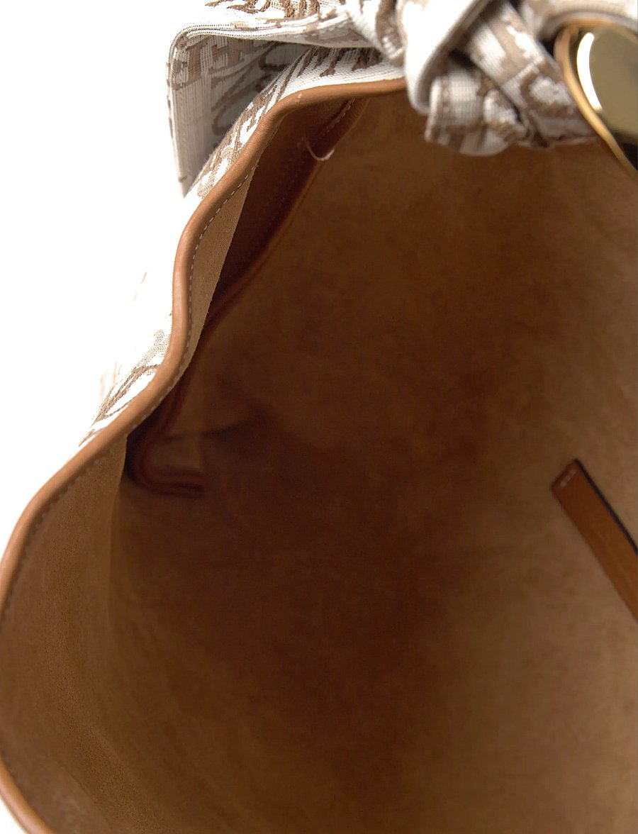JW Anderson - Small Chain Hobo Bag - shoulder bags - brown - 4