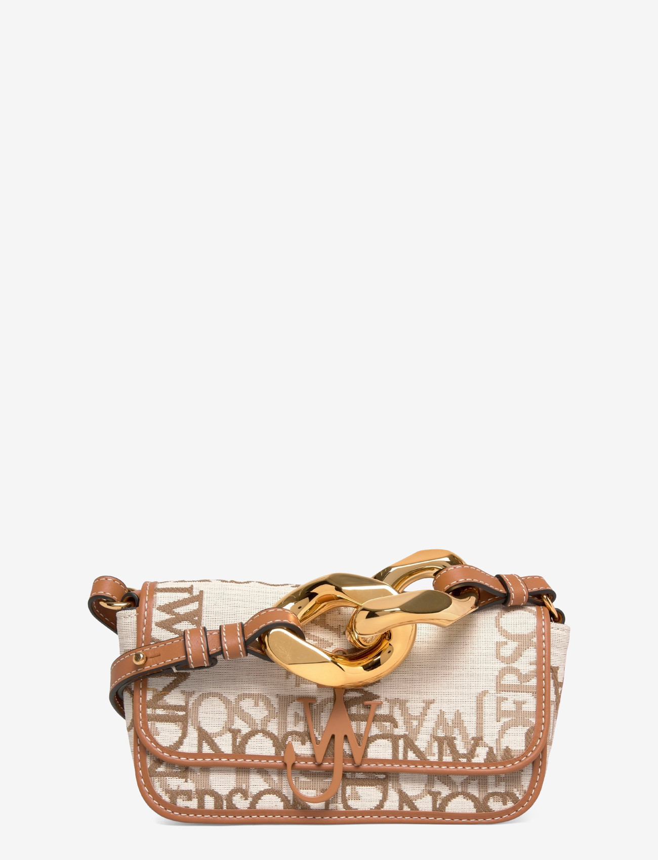 JW Anderson - Anchor Chain Shoulder Bag - väskor - beige - 0