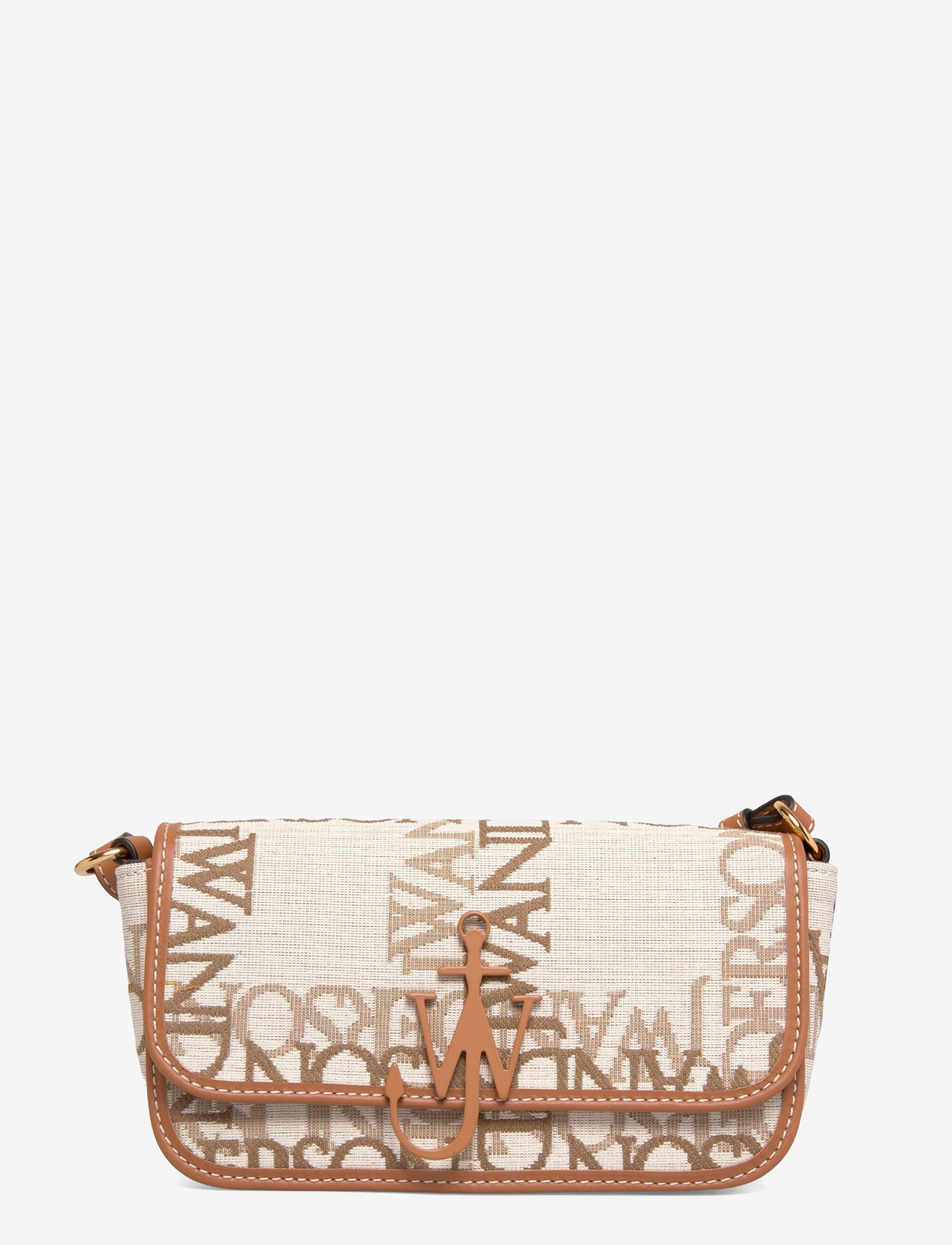 JW Anderson - Anchor Chain Shoulder Bag - väskor - beige - 1