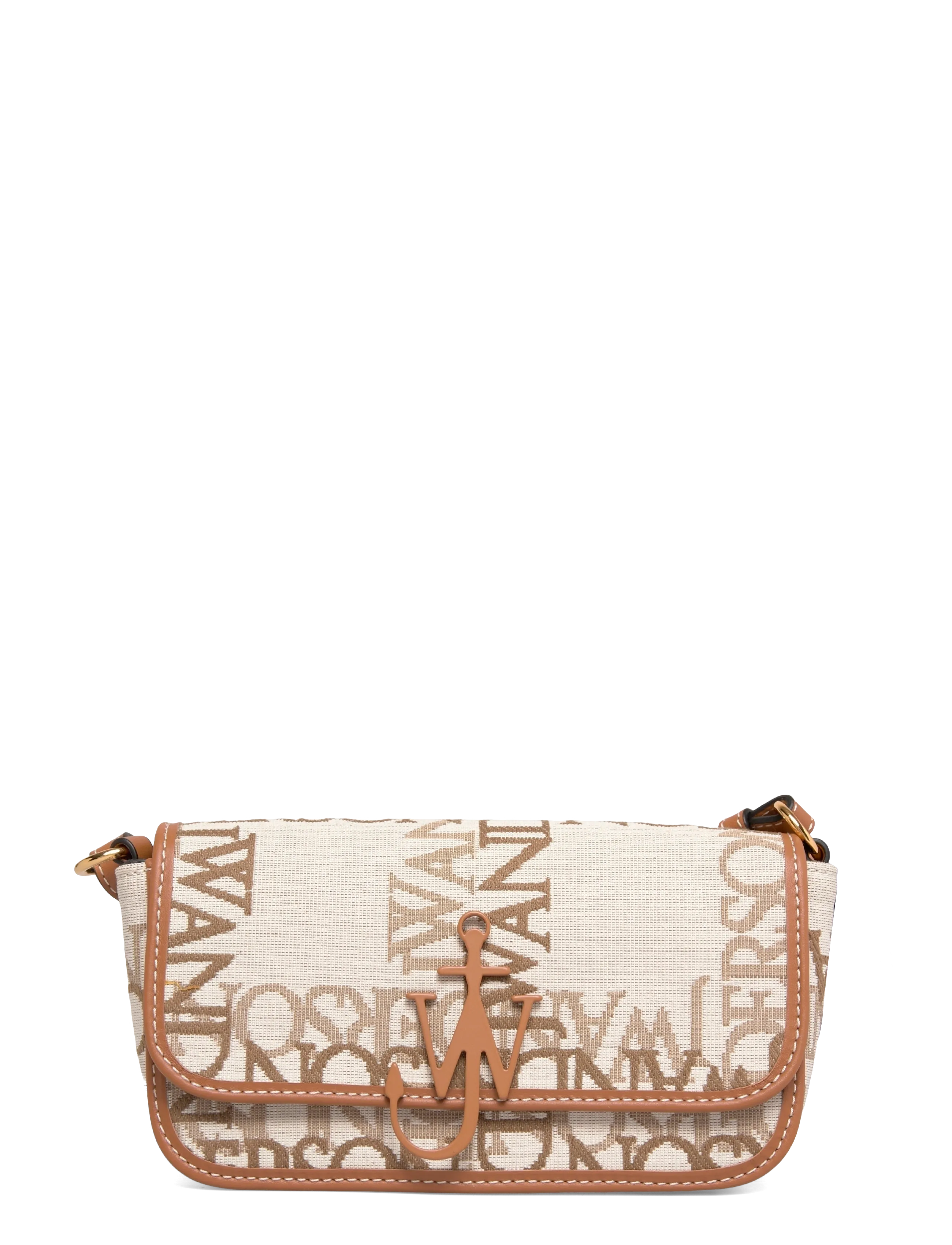 JW Anderson - Anchor Chain Shoulder Bag - shoulder bags - beige - 1