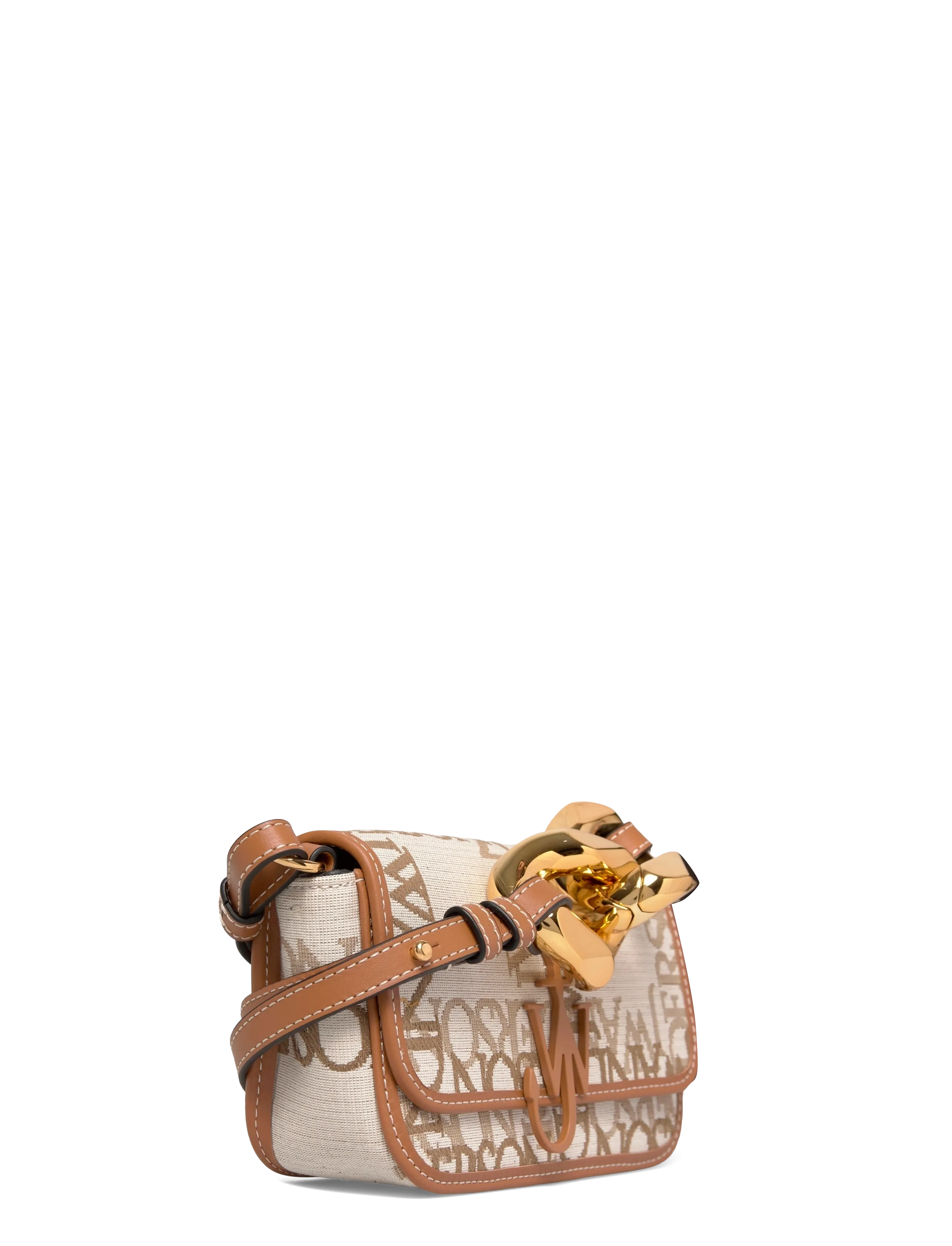 JW Anderson - Anchor Chain Shoulder Bag - shoulder bags - beige - 2