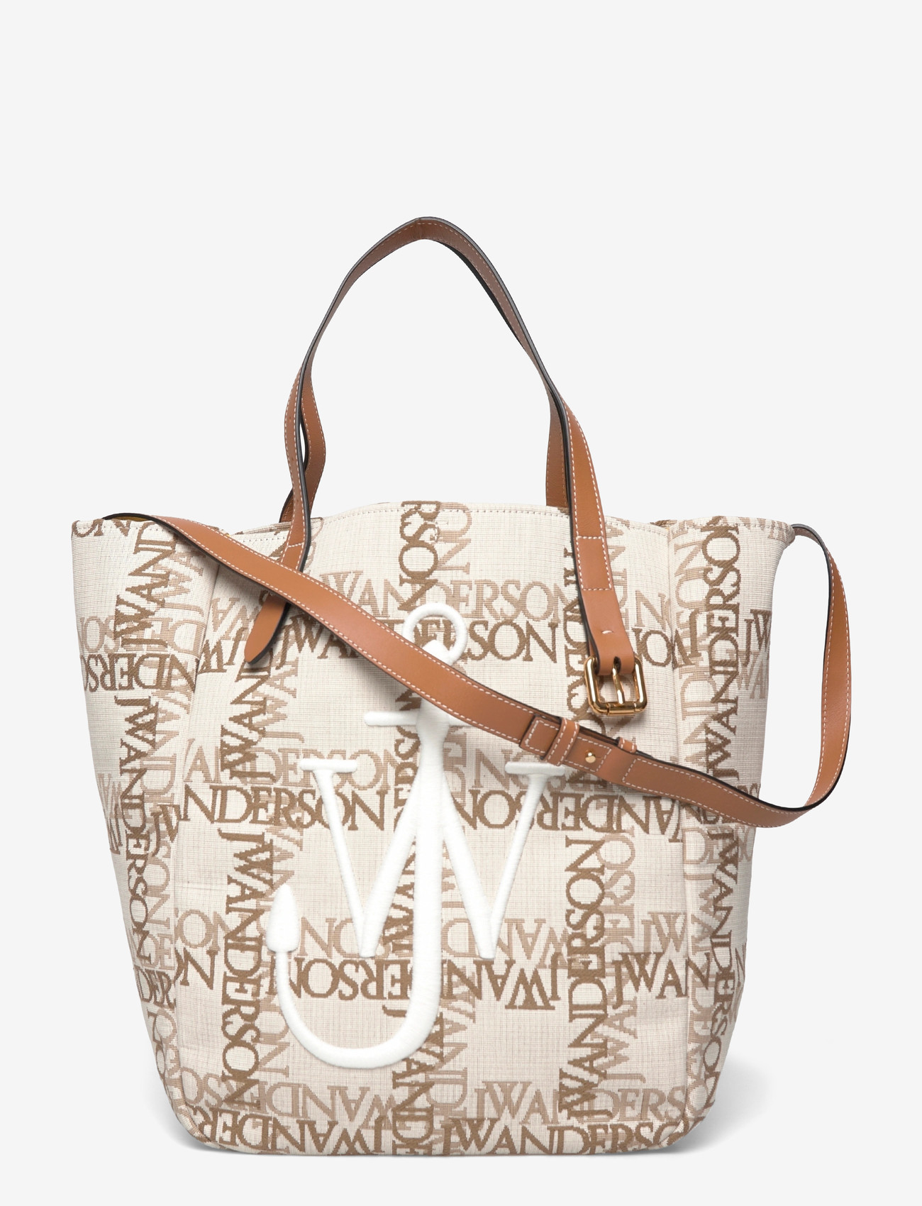 JW Anderson - Logo-grid Tote Bag - tote bags - multicolored - 0