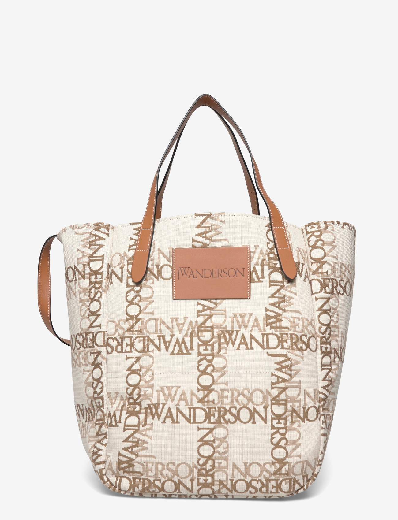 JW Anderson - Logo-grid Tote Bag - tote bags - multicolored - 1