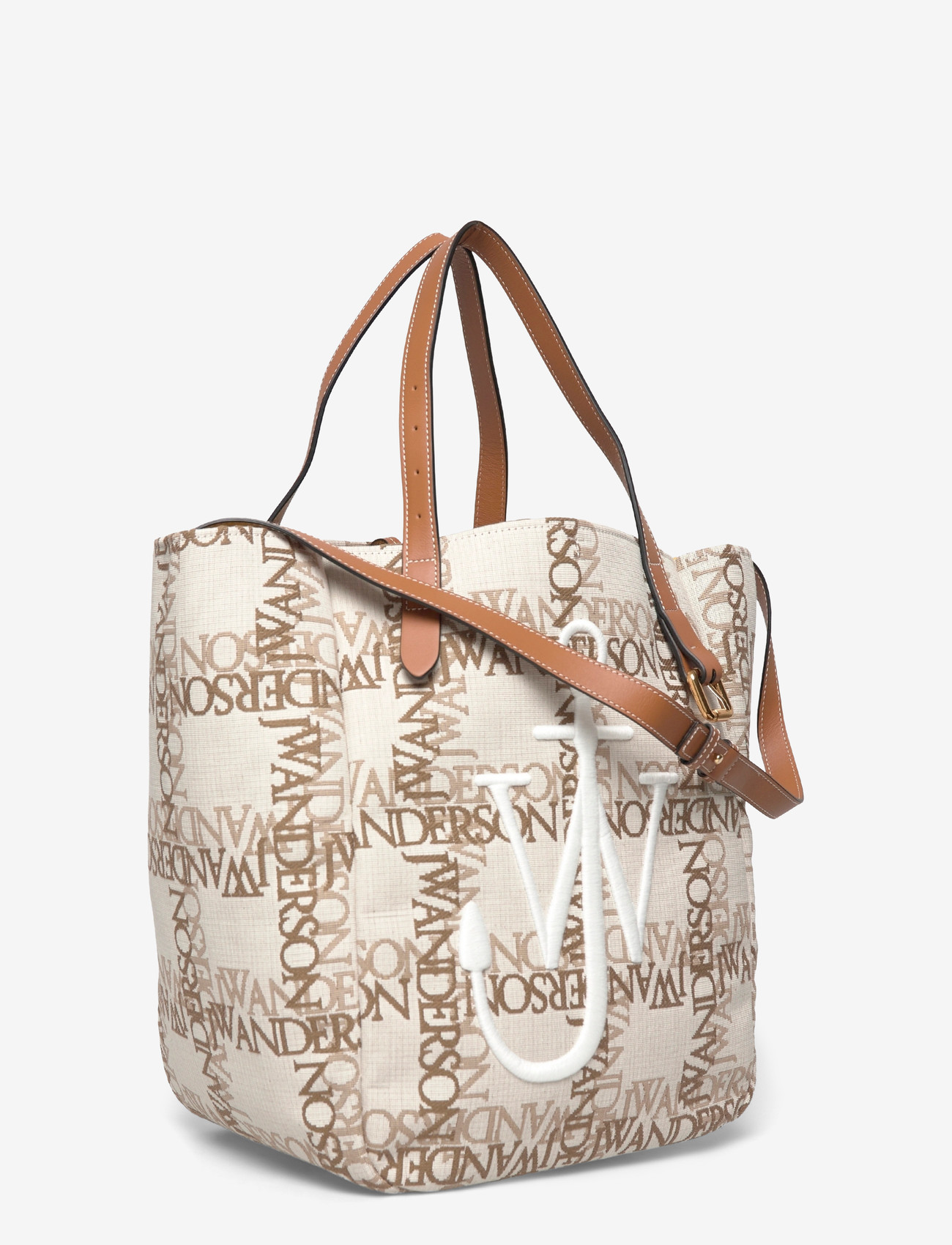 JW Anderson - Logo-grid Tote Bag - tote bags - multicolored - 2