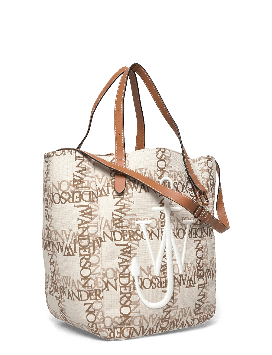 JW Anderson - Logo-grid Tote Bag - tote bags - multicolored - 2