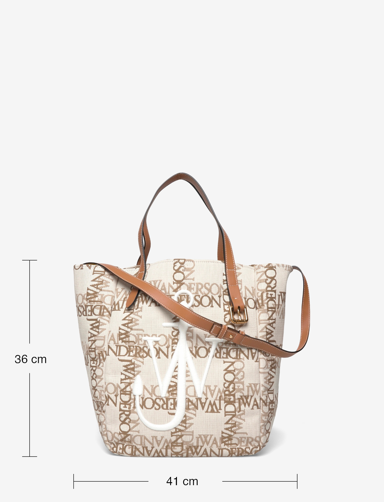 JW Anderson - Logo-grid Tote Bag - tote bags - multicolored - 3