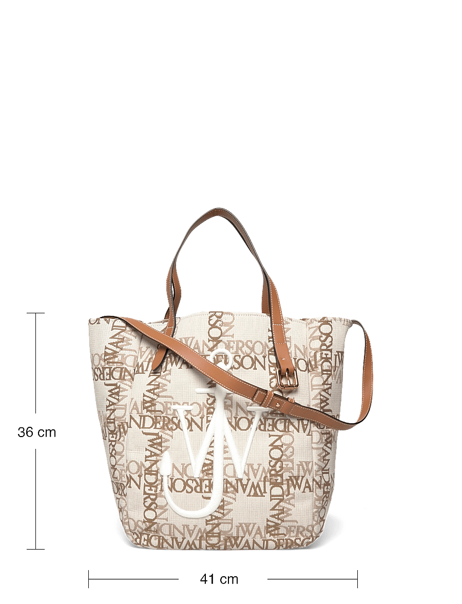 JW Anderson - Logo-grid Tote Bag - tote bags - multicolored - 3
