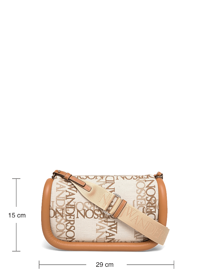 JW Anderson - Bumper 17 Shoulder Bag - umhängetaschen - beige - 3