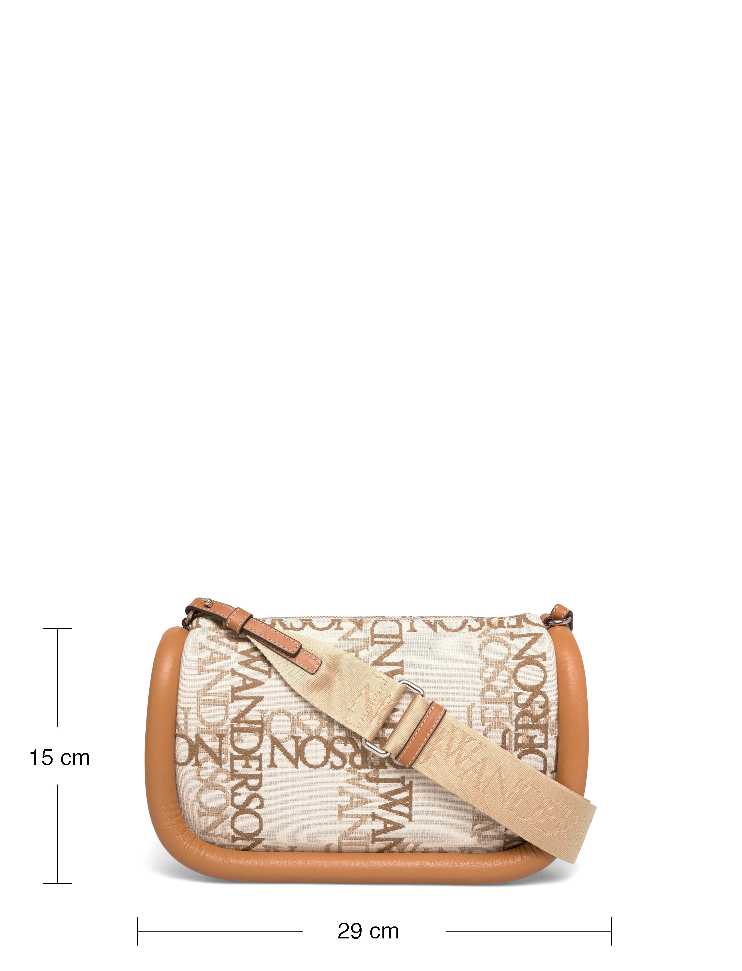 JW Anderson - Bumper 17 Shoulder Bag - crossbody kotid - beige - 3
