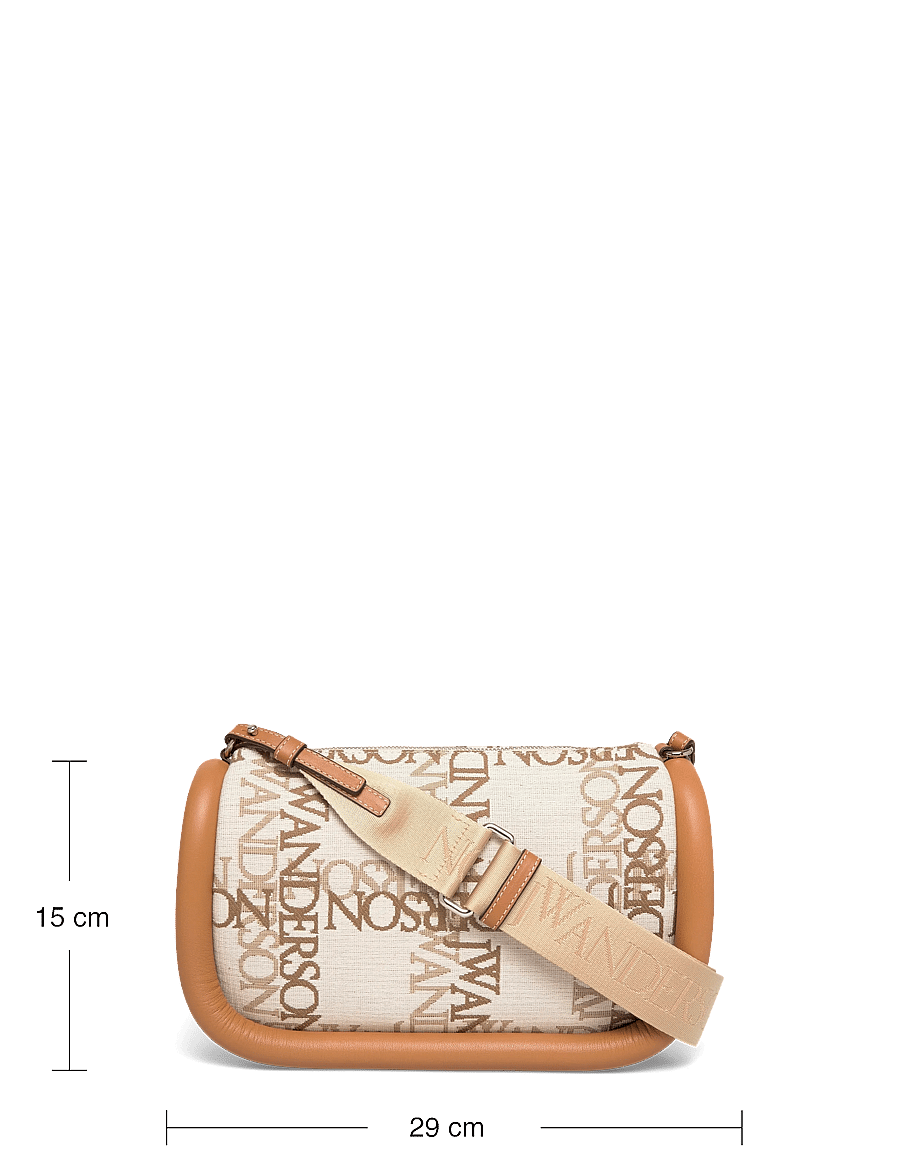 JW Anderson - Bumper 17 Shoulder Bag - umhängetaschen - beige - 3