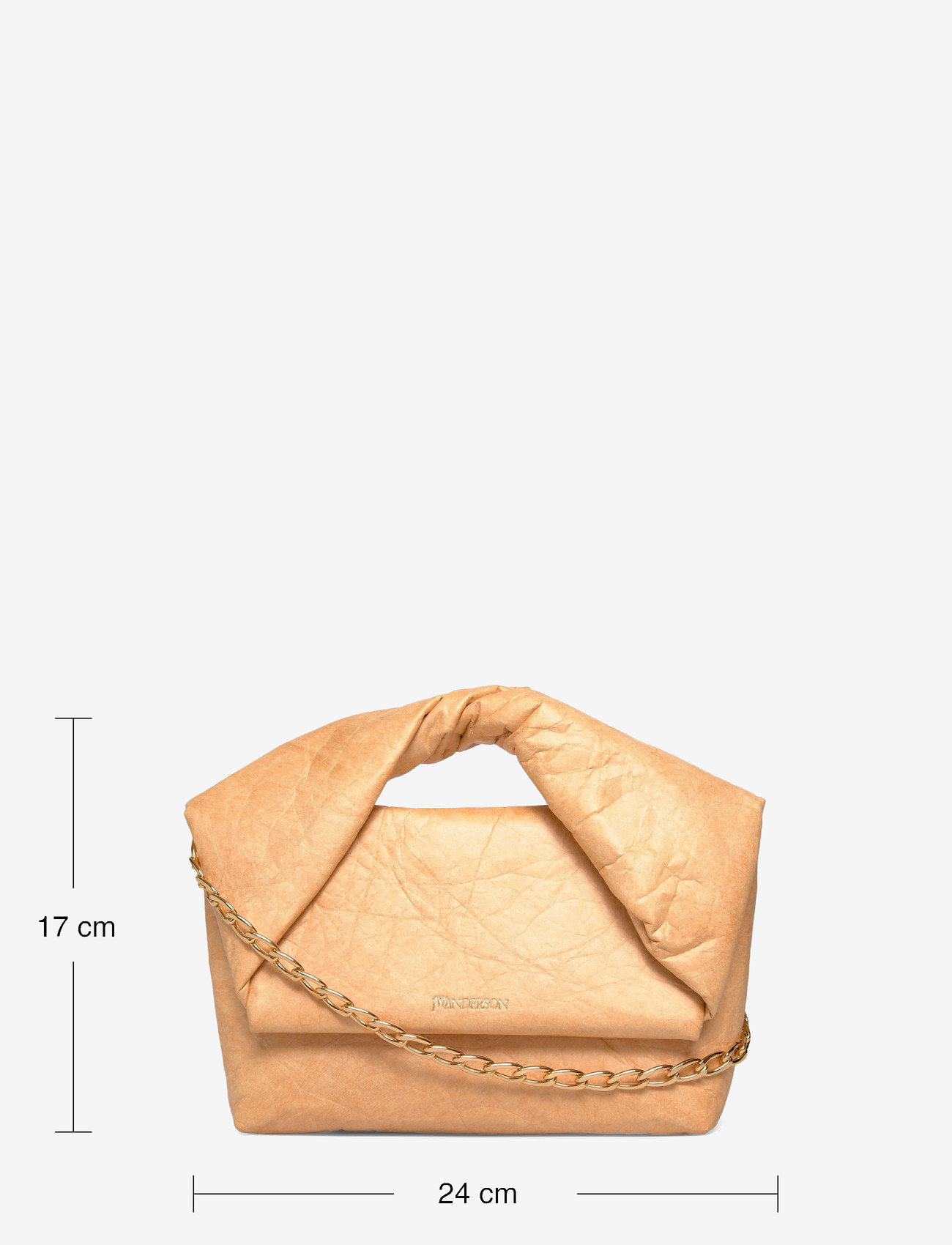 JW Anderson - Medium Twister Handbag - top handle tasker - beige - 3