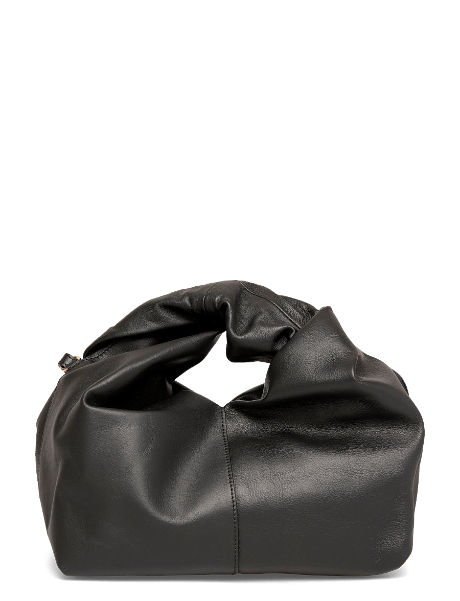 JW Anderson - Mini Twister leather Hobo Bag - henkeltaschen - black - 1
