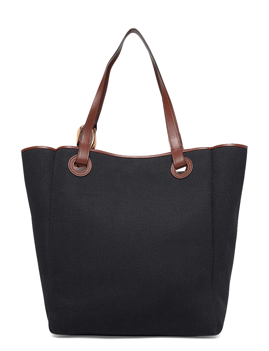JW Anderson - The Corner Cotton Tote Bag - tote bags - blue - 1
