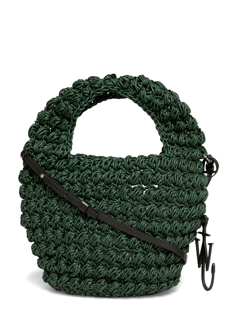 JW Anderson - Popcorn Basket Crossbody Bag - moetrendid - grey - 0