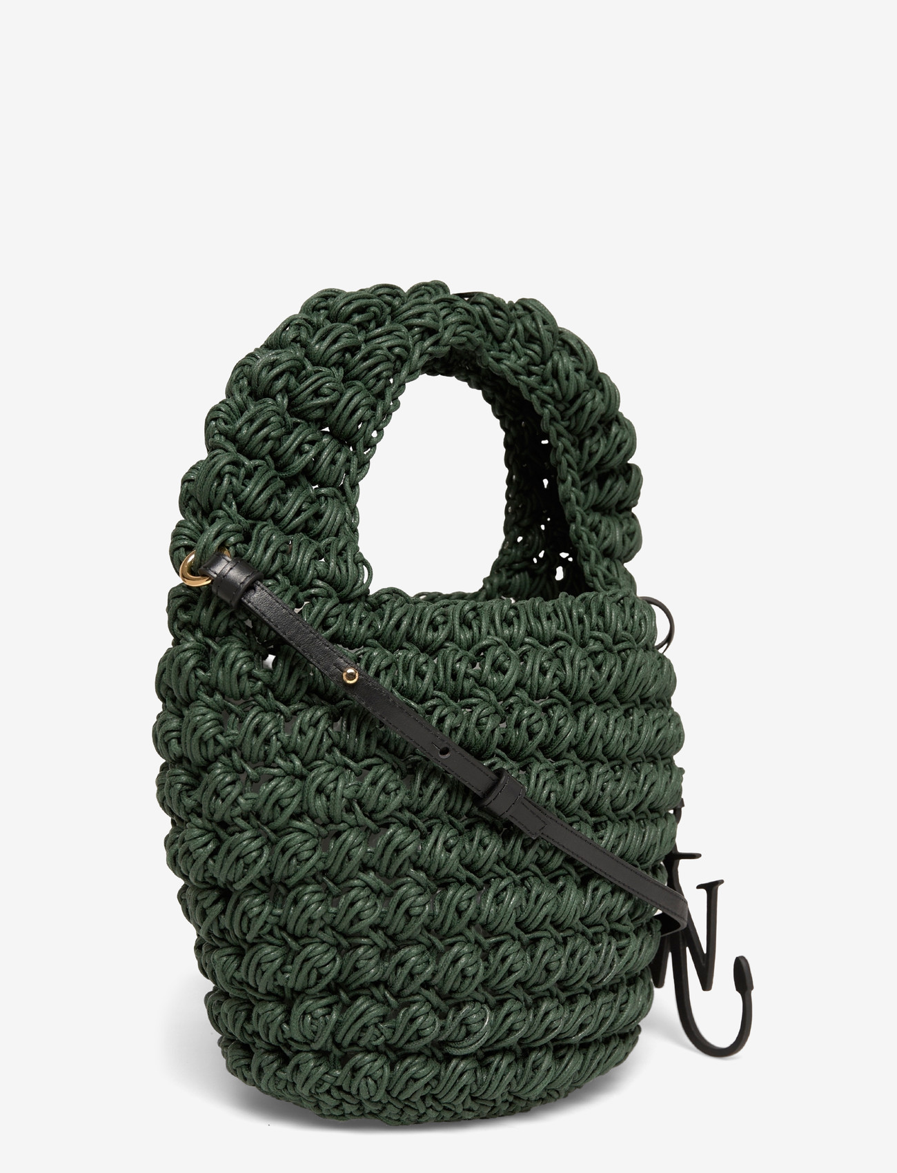 JW Anderson - Popcorn Basket Crossbody Bag - moetrendid - grey - 2