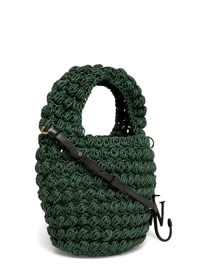 JW Anderson - Popcorn Basket Crossbody Bag - moetrendid - grey - 2