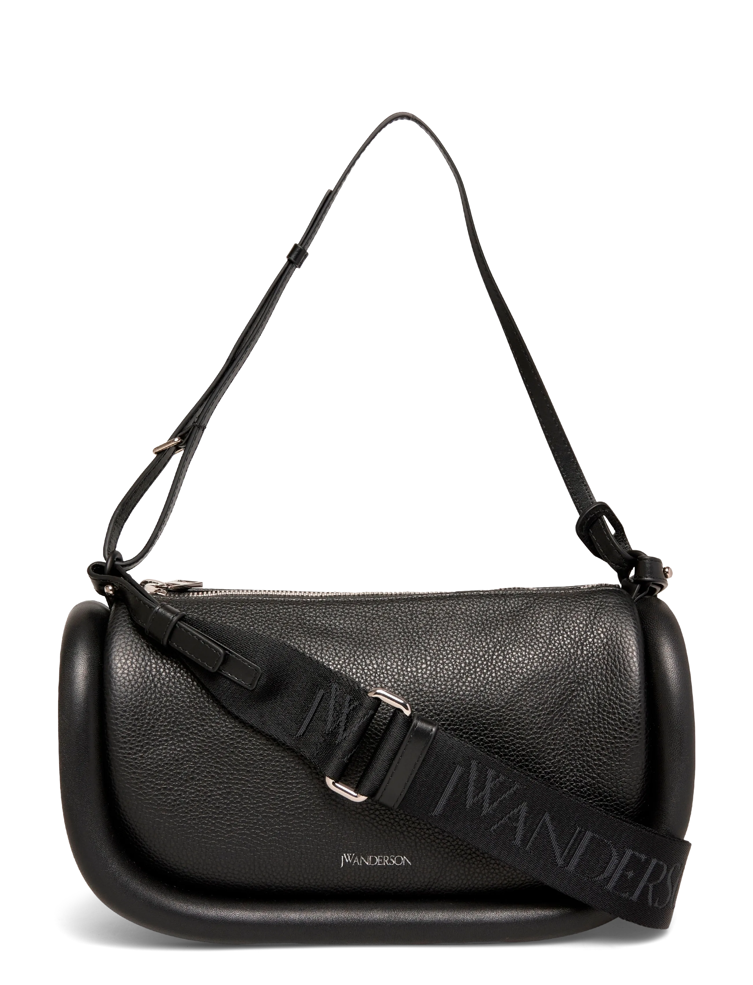 JW Anderson Bumper-15 Leather Crossbody Bag, One Size, Bags, Schwarz - Small Shoulder Bags-crossbody Frauen