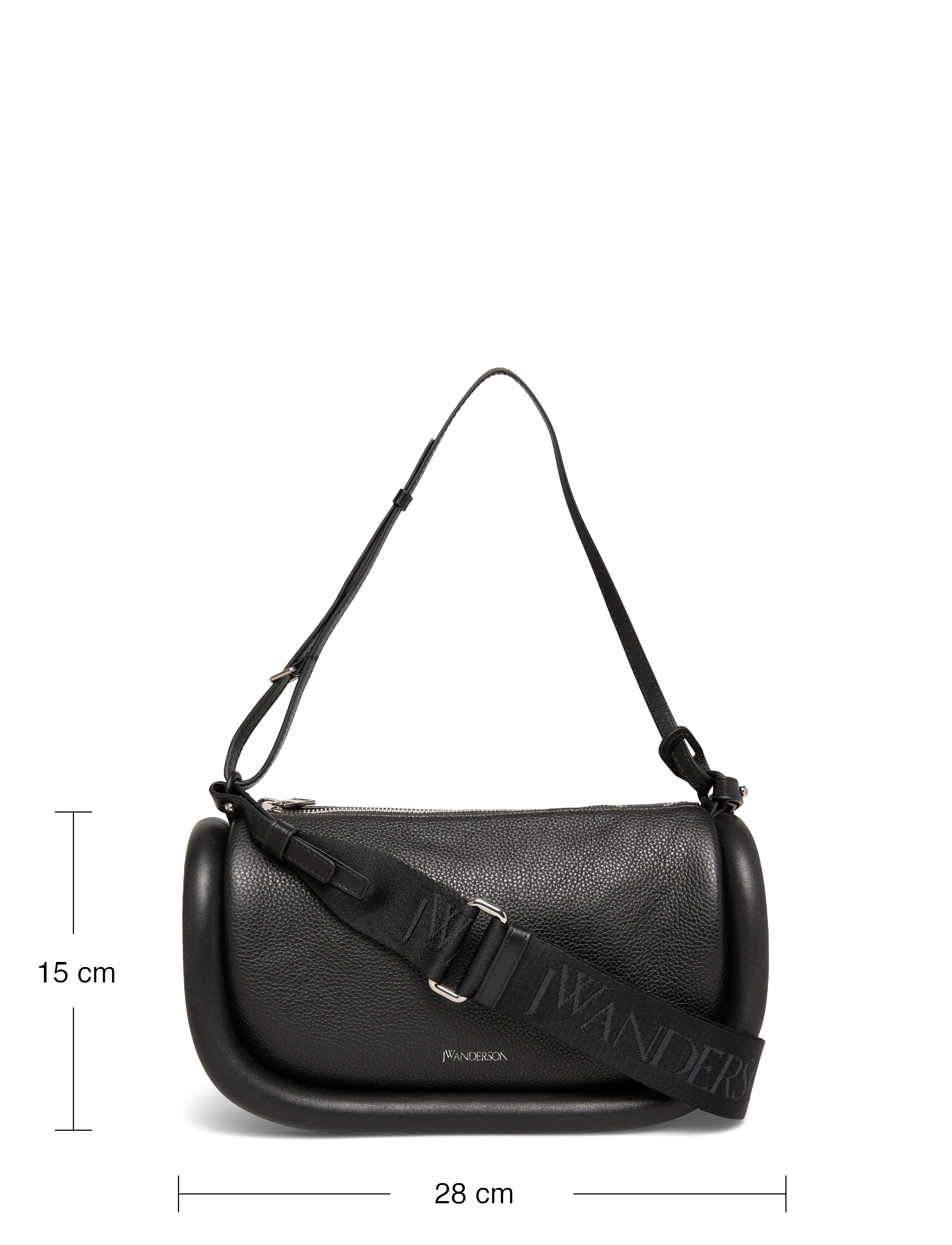 JW Anderson - Bumper-15 Leather Crossbody Bag - umhängetaschen - black - 3