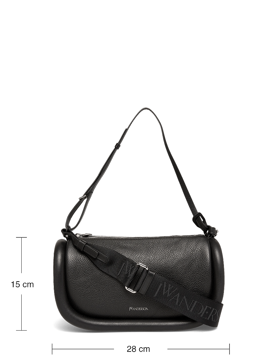 JW Anderson - Bumper-15 Leather Crossbody Bag - töskur með axlaról - black - 3