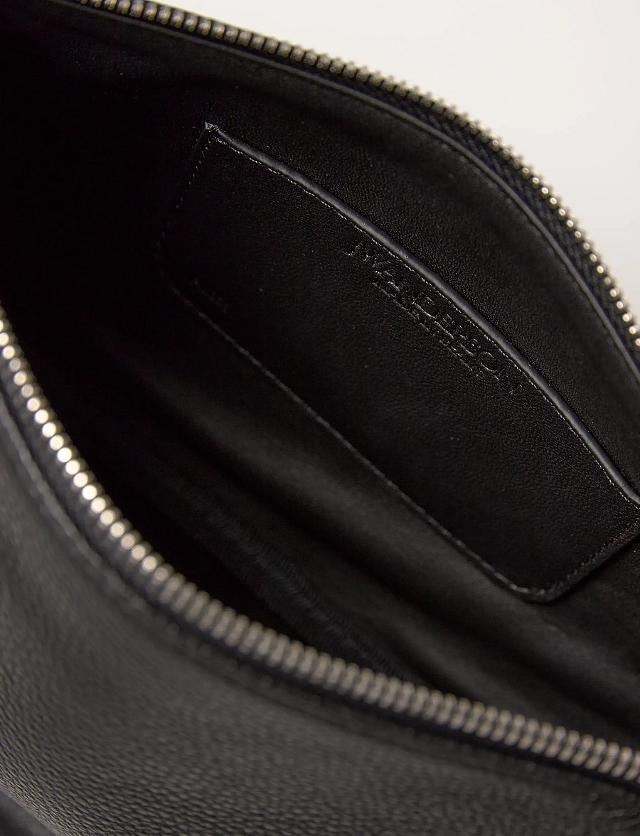 JW Anderson - Bumper-15 Leather Crossbody Bag - töskur með axlaról - black - 4