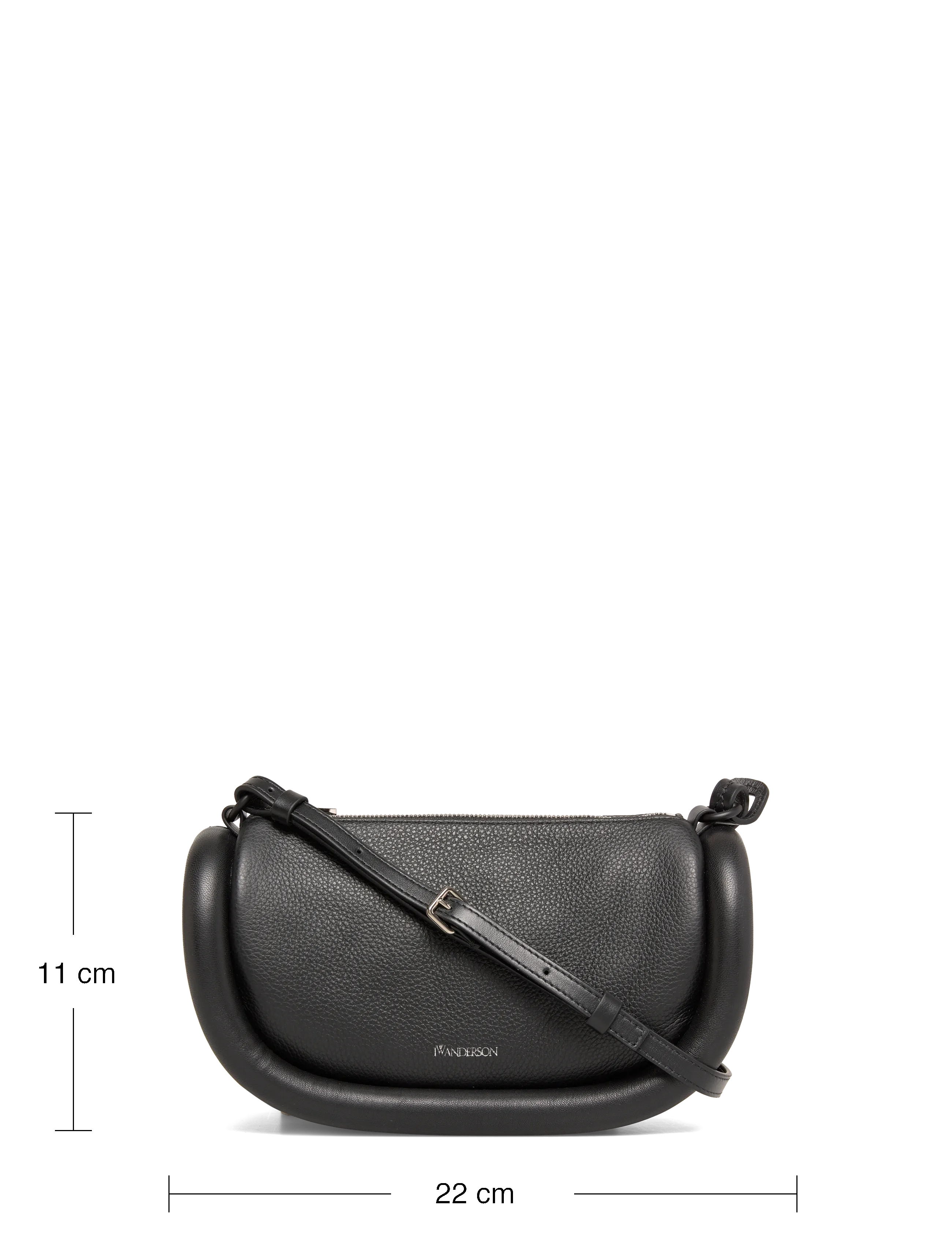 JW Anderson - Bumper-12 Crossbody Bag - umhängetaschen - black - 3