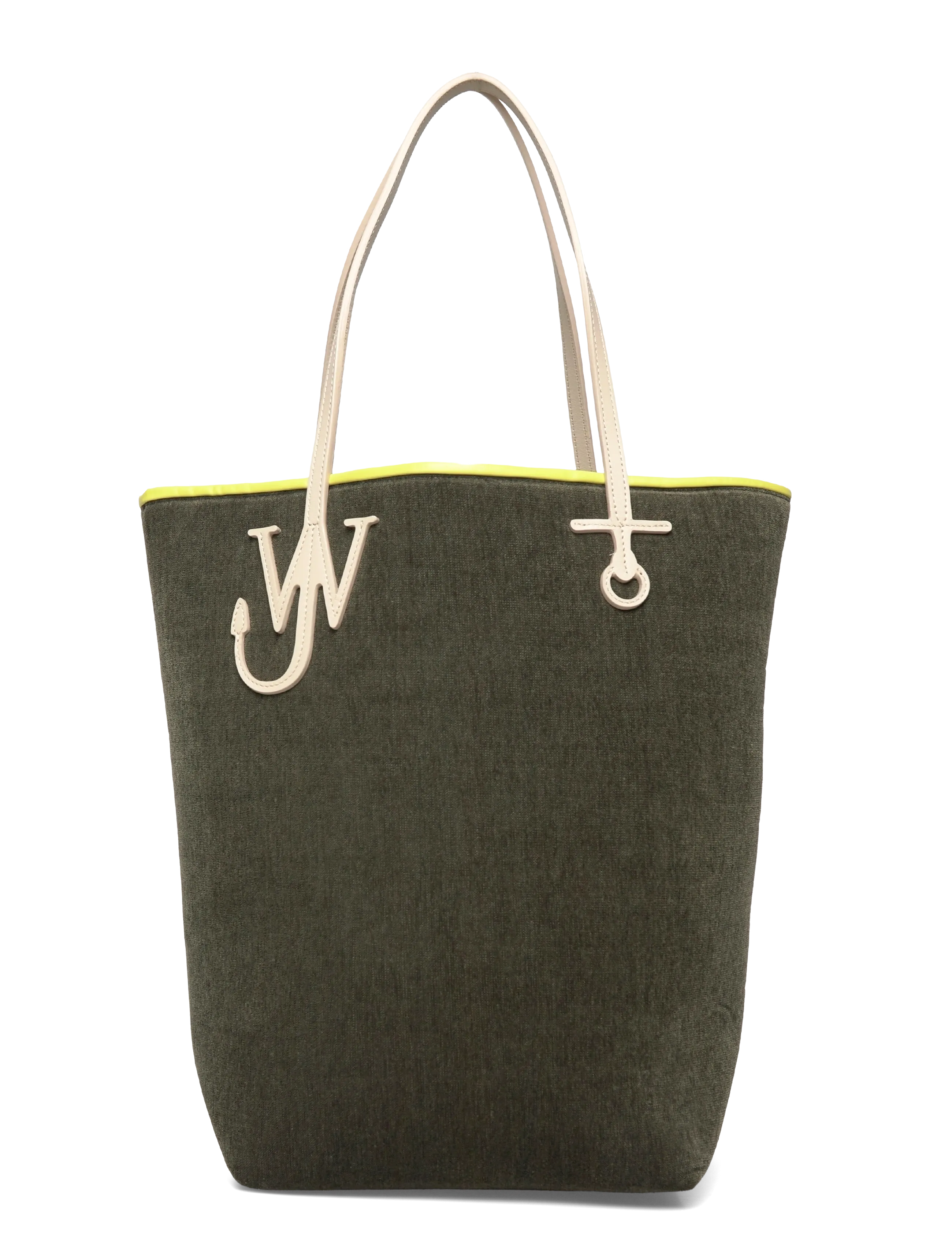 JW Anderson Tall Anchor Tote Bag, One Size, Designer, Khakigrün - Totes, Frauen