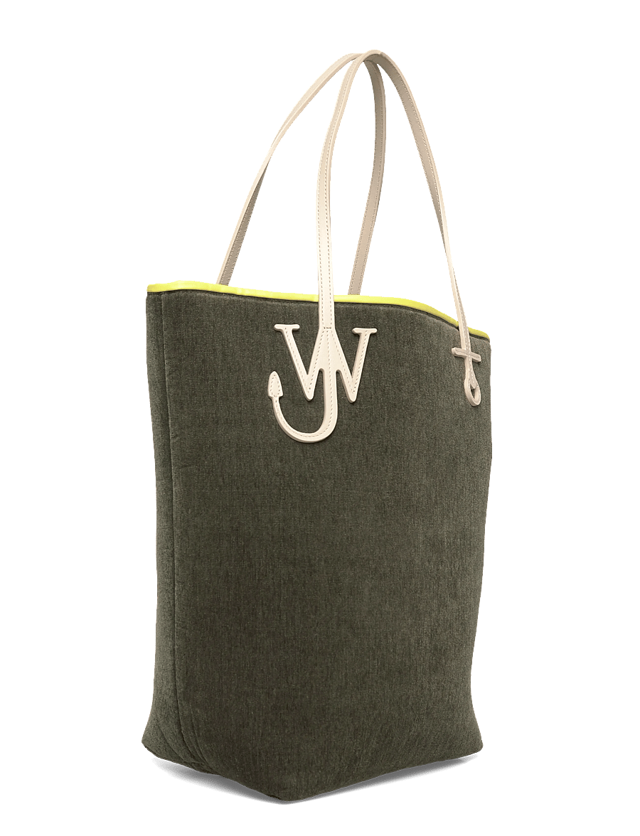 JW Anderson - Tall Anchor Tote Bag - tote bags - green - 2