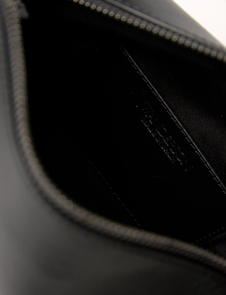 JW Anderson - Small Corner Bag - top handle tasker - black - 4