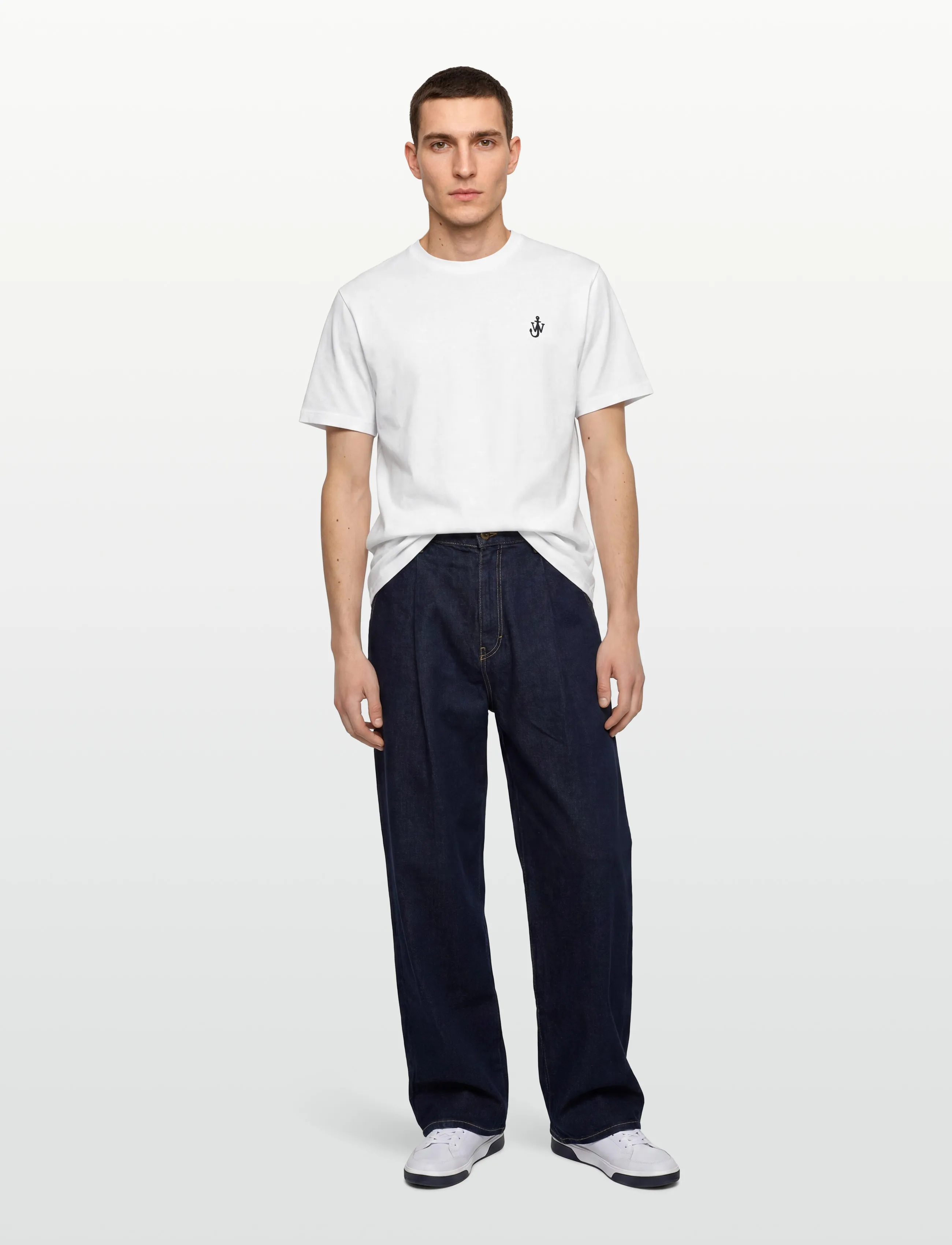 JW Anderson Anchor T-Shirt - Lühikeste varrukatega T-särgid - WHITE / white