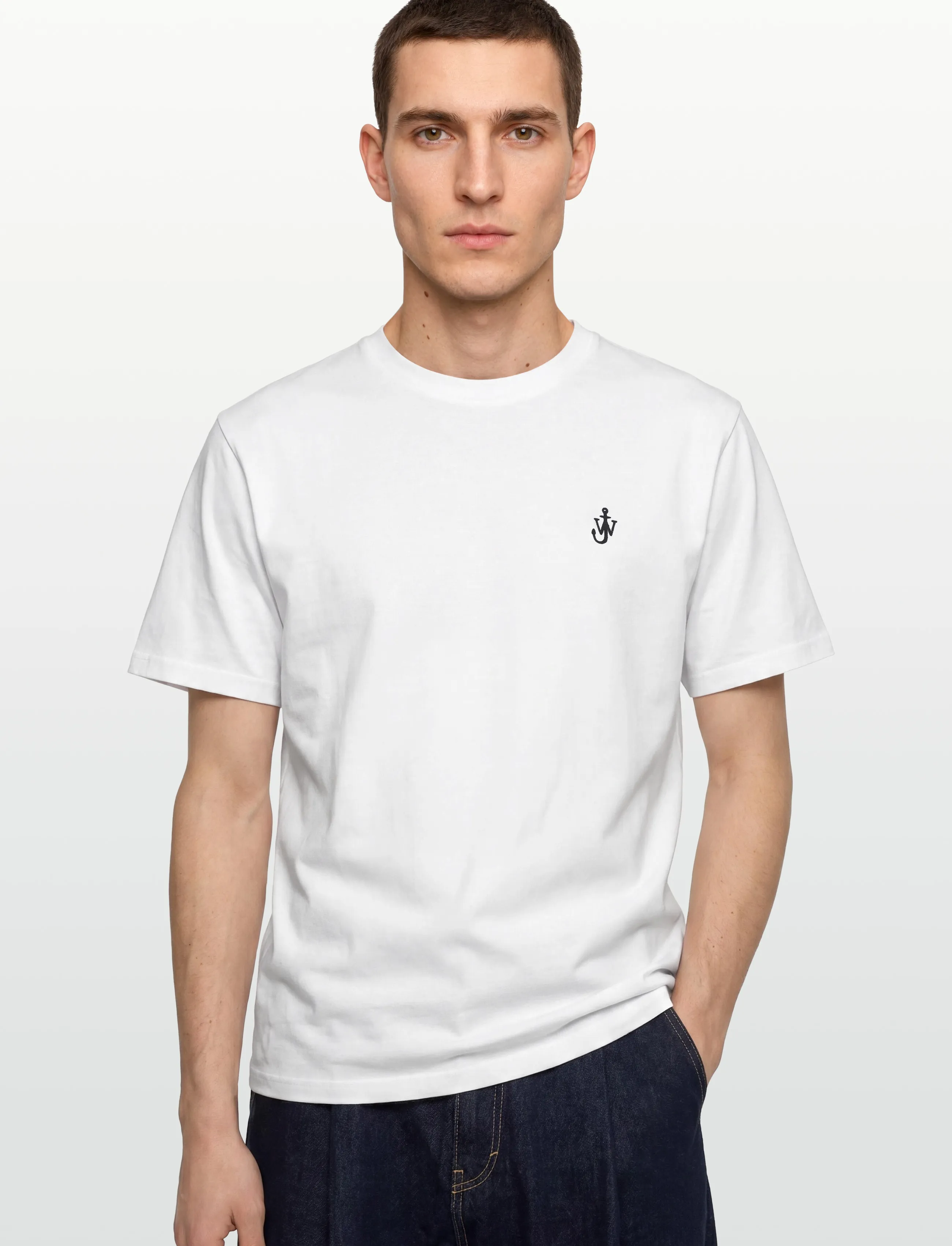JW Anderson - Anchor T-Shirt - lühikeste varrukatega t-särgid - white - 3