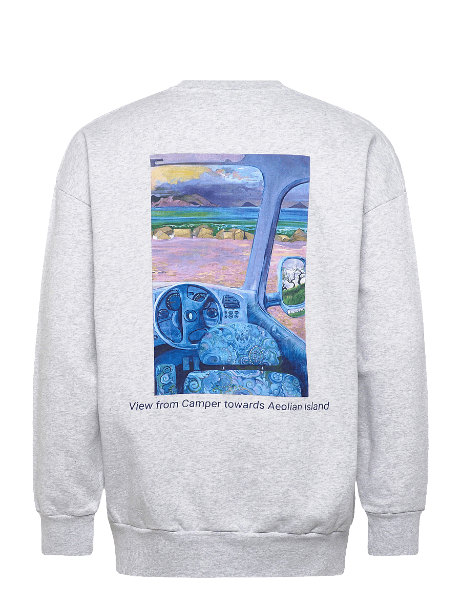 JW Anderson - Anchor-logo organic cotton Sweatshirt - sweatshirts & hoodies - grey - 2