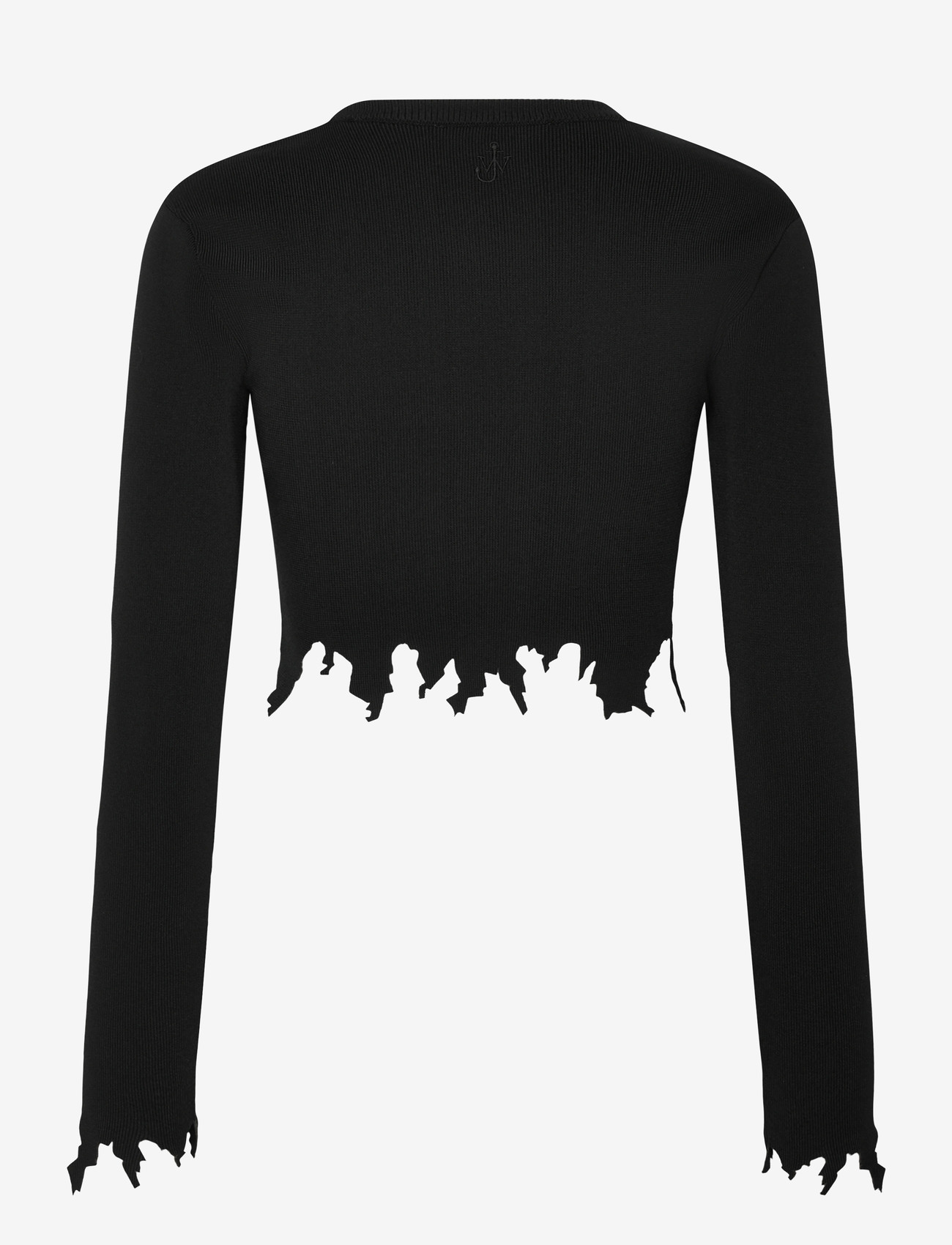 JW Anderson - Lasercut Crop Top - crop tops - black - 1