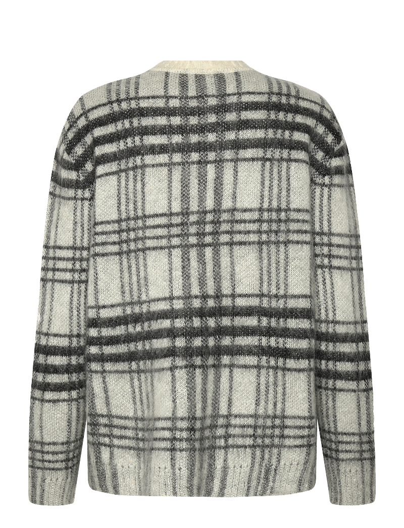 JW Anderson - Tartan Check Sweater - sweaters - grey - 1