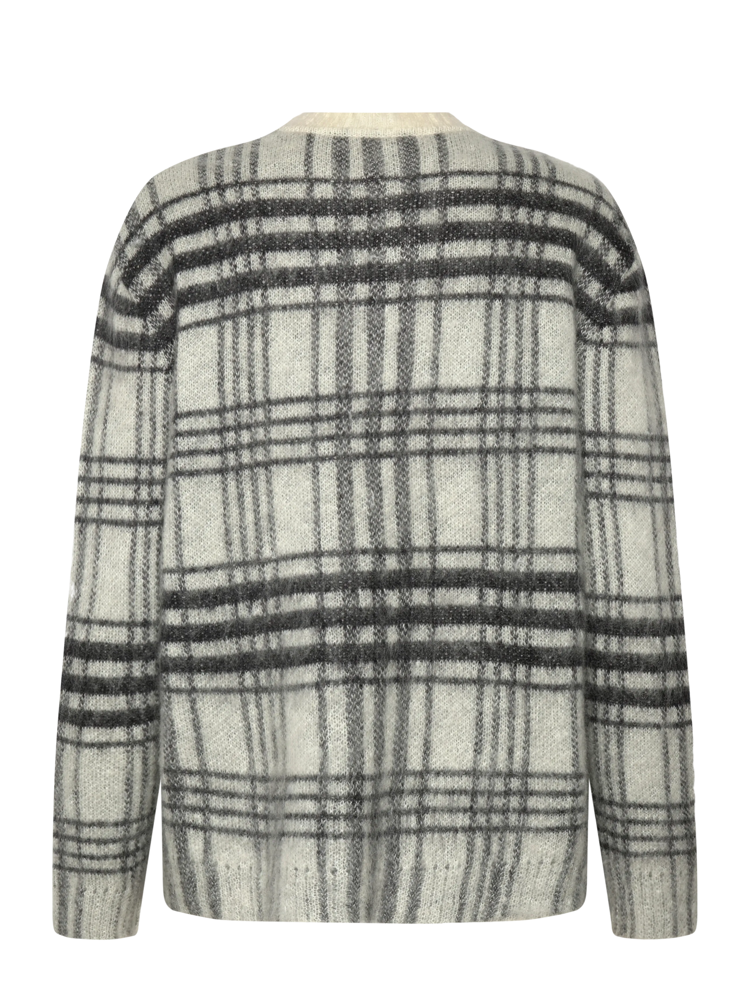 JW Anderson - Tartan Check Sweater - sviitrid - grey - 1