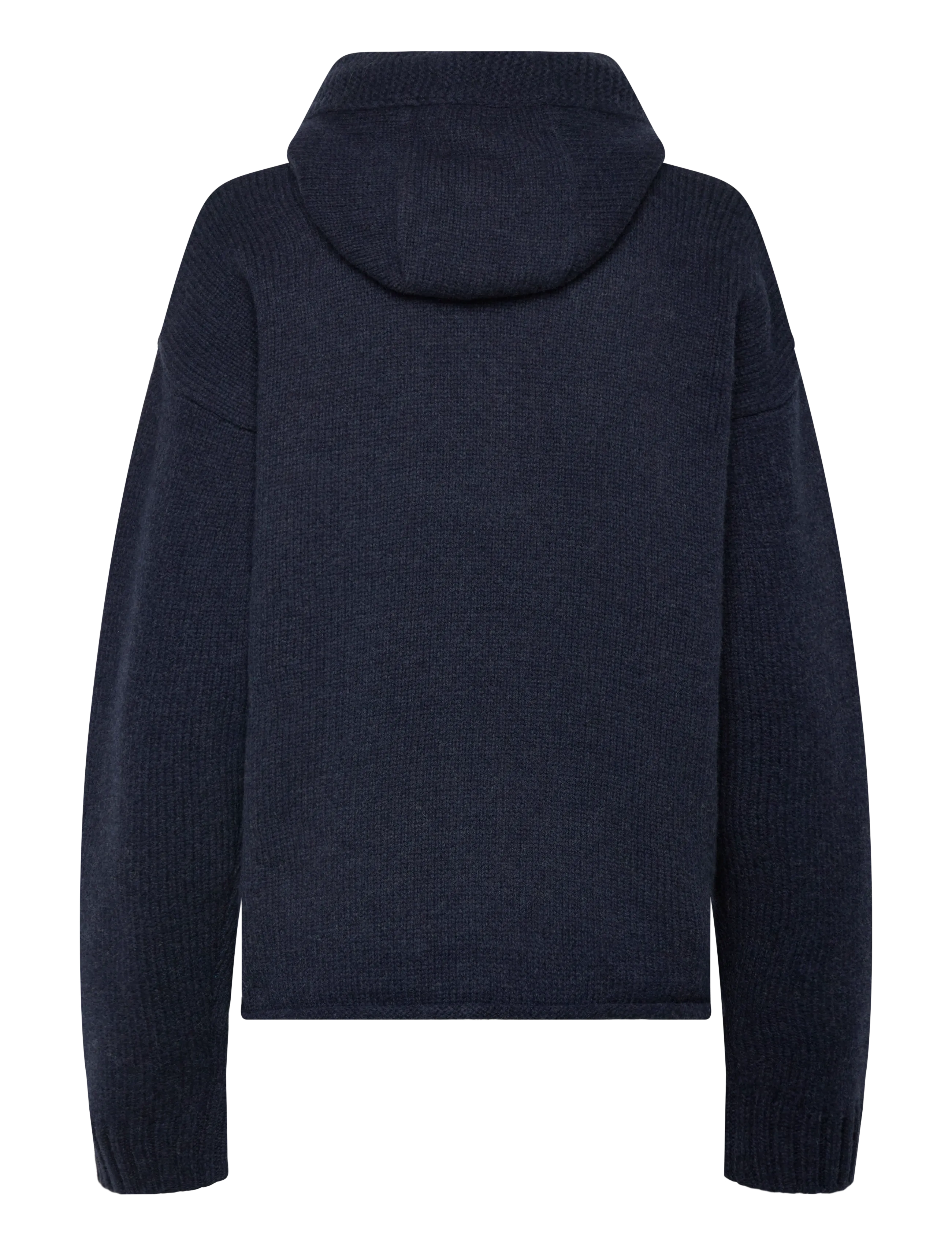 Anchor-Logo Hooded Zip-Up Cardigan 2