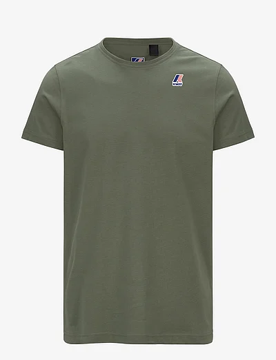 Tシャツ Le Vrai 3.0 Edouard ☆ K-WAY kwak007je0_cgreenblackish.webp