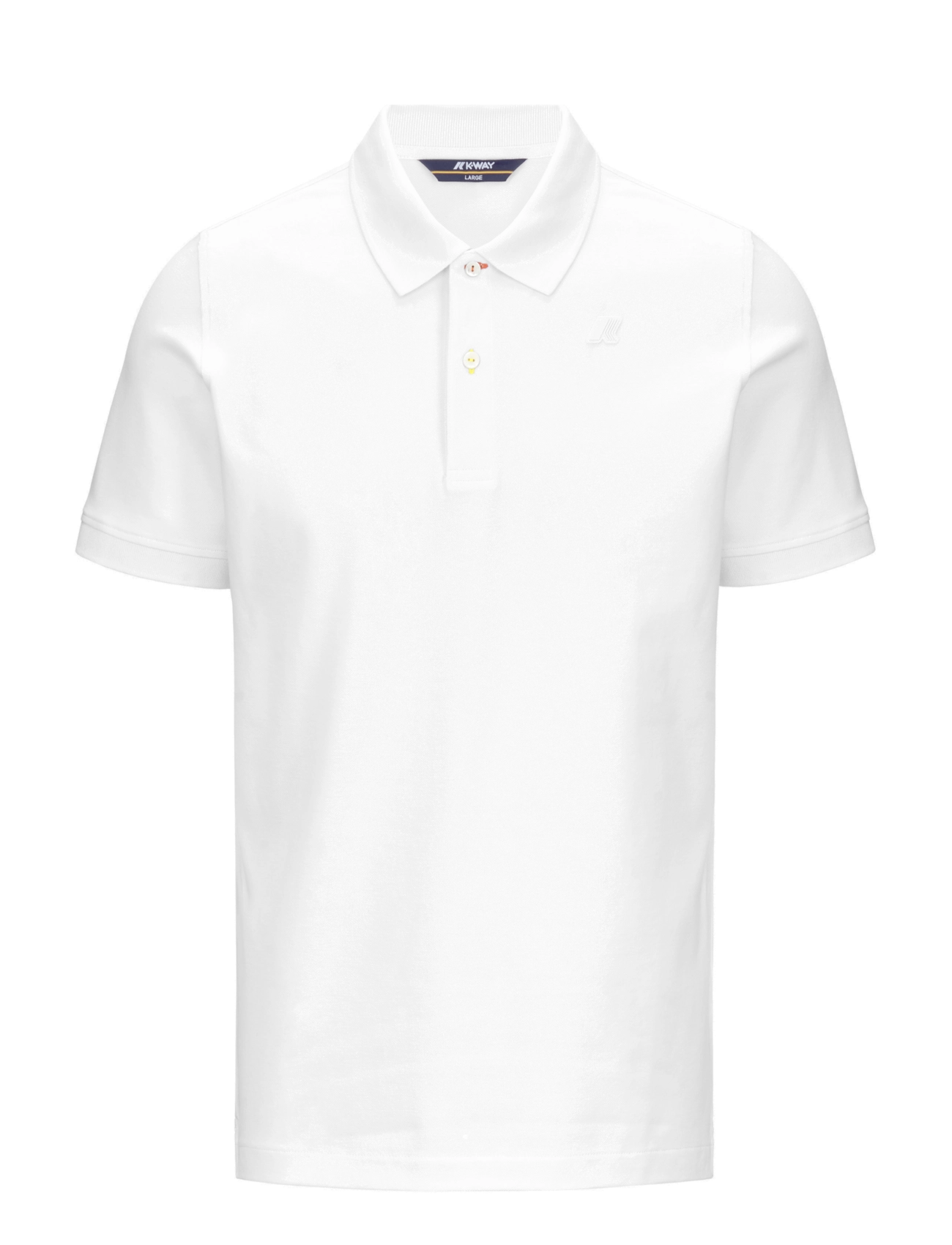 K-Way Vincent Pique, Mænd, Piqué Poloshirt, Hvid, Str: S