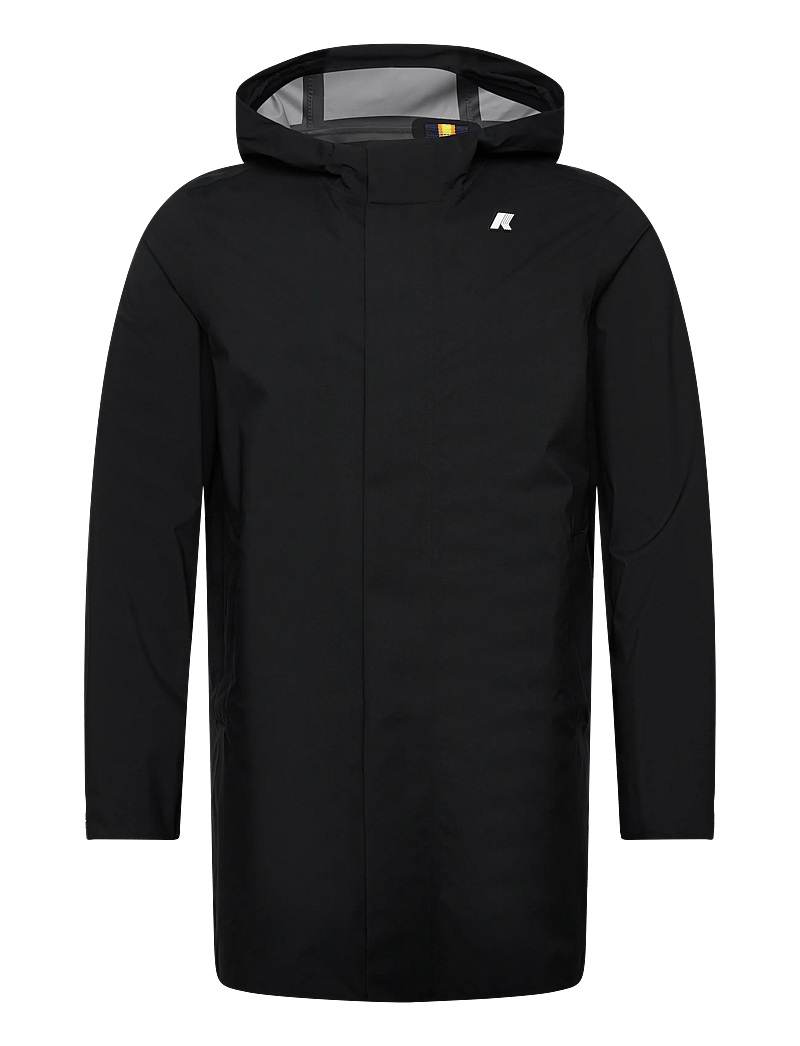 K-Way - TOMMY STRETCH 2L - leichte mäntel - black pure - 1