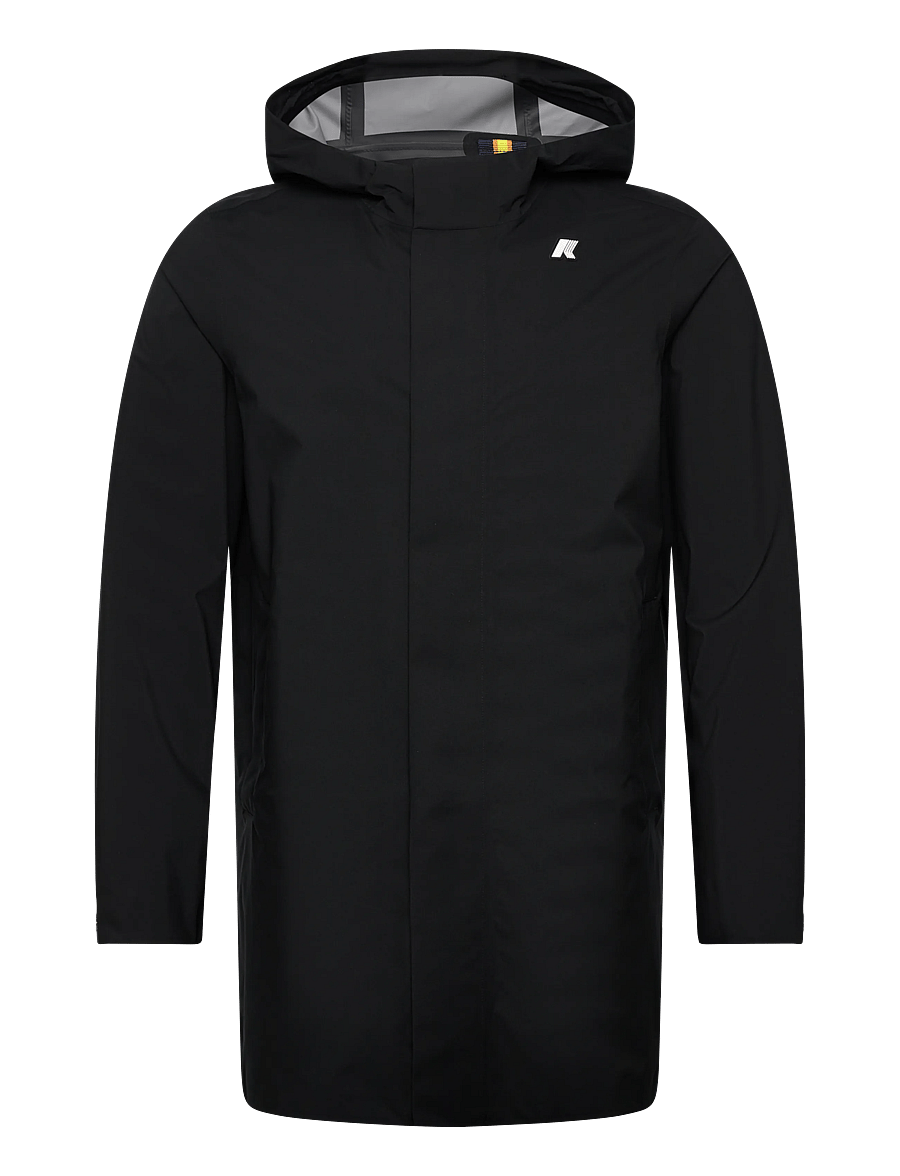 K-Way - TOMMY STRETCH 2L - cienkie płaszcze - black pure - 1