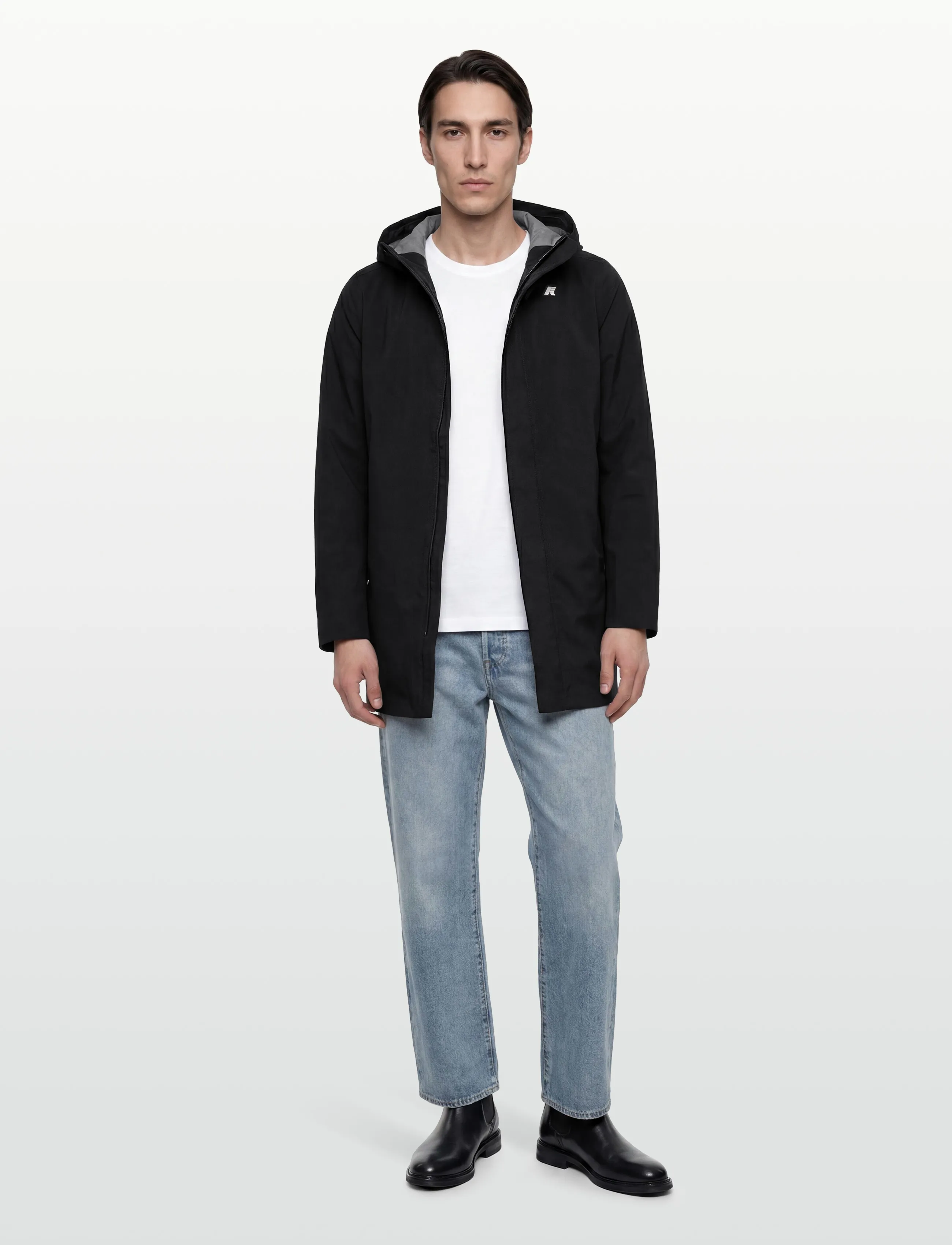 K-Way Tommy Stretch 2L, XXL, Black, Frakker > Lette Frakker, Herre