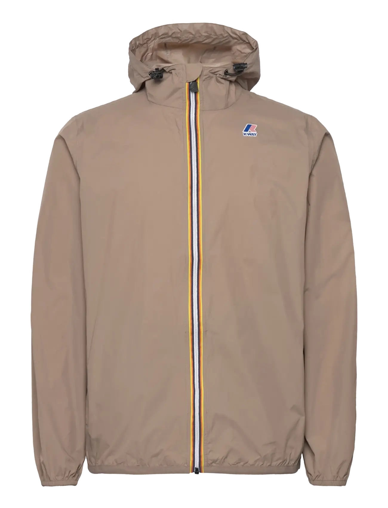 K-Way Le Vrai 4.0 Claude, Mænd, Regnjakke, Beige, Str: XL