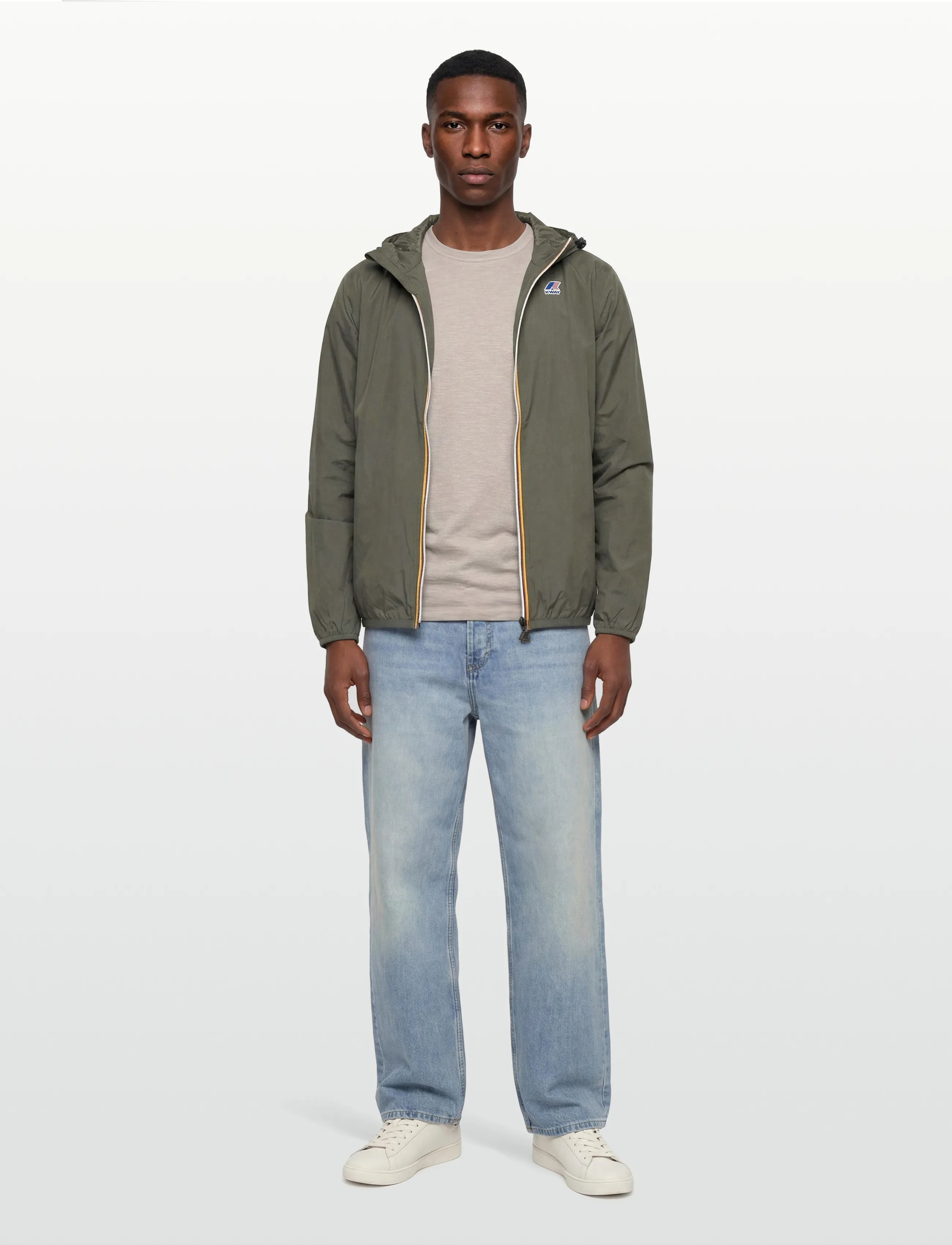 K-Way LE VRAI 4.0 CLAUDE - Kevadjoped - GREEN BLACKISH / green